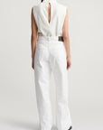Penny Draped Top in Viscose Twill