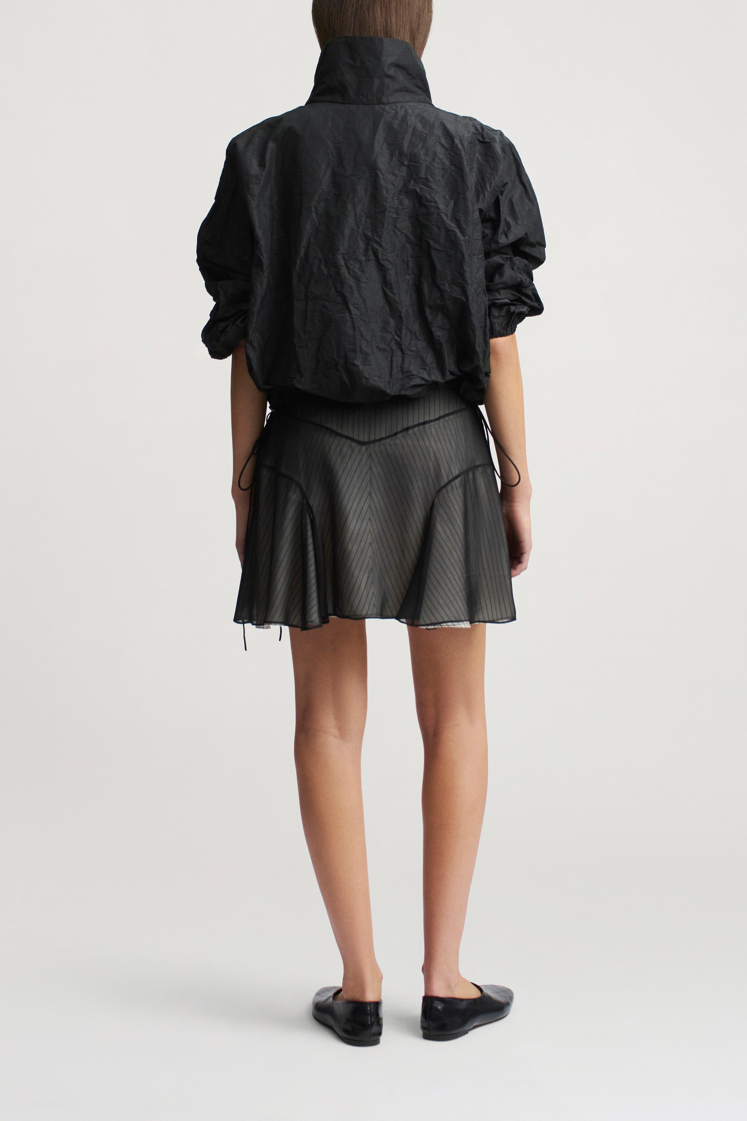 Alyse Mini Skirt in Trapped Poplin