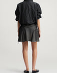 Alyse Mini Skirt in Trapped Poplin
