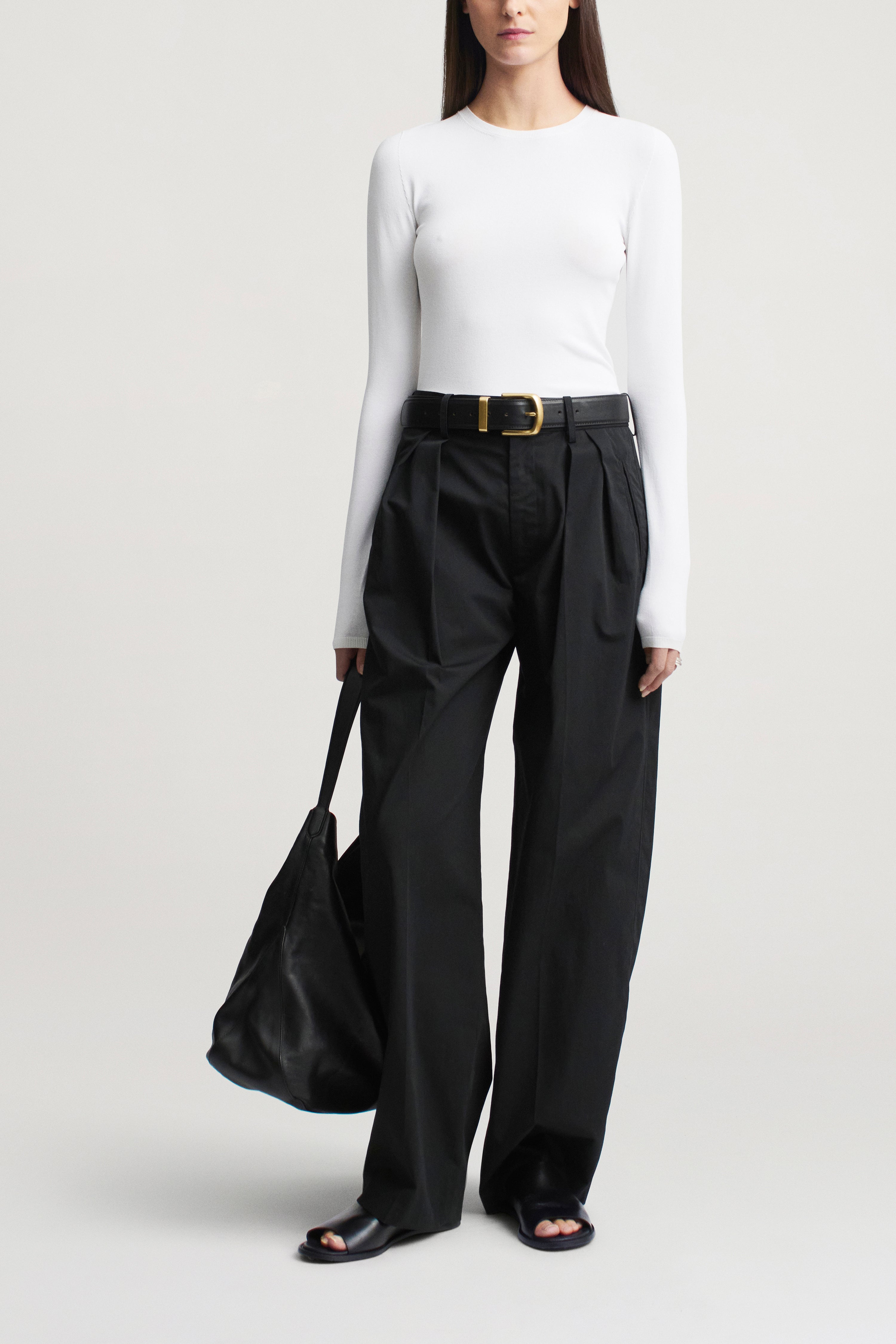 Zana Fitted Long Sleeve in Compact Viscose
