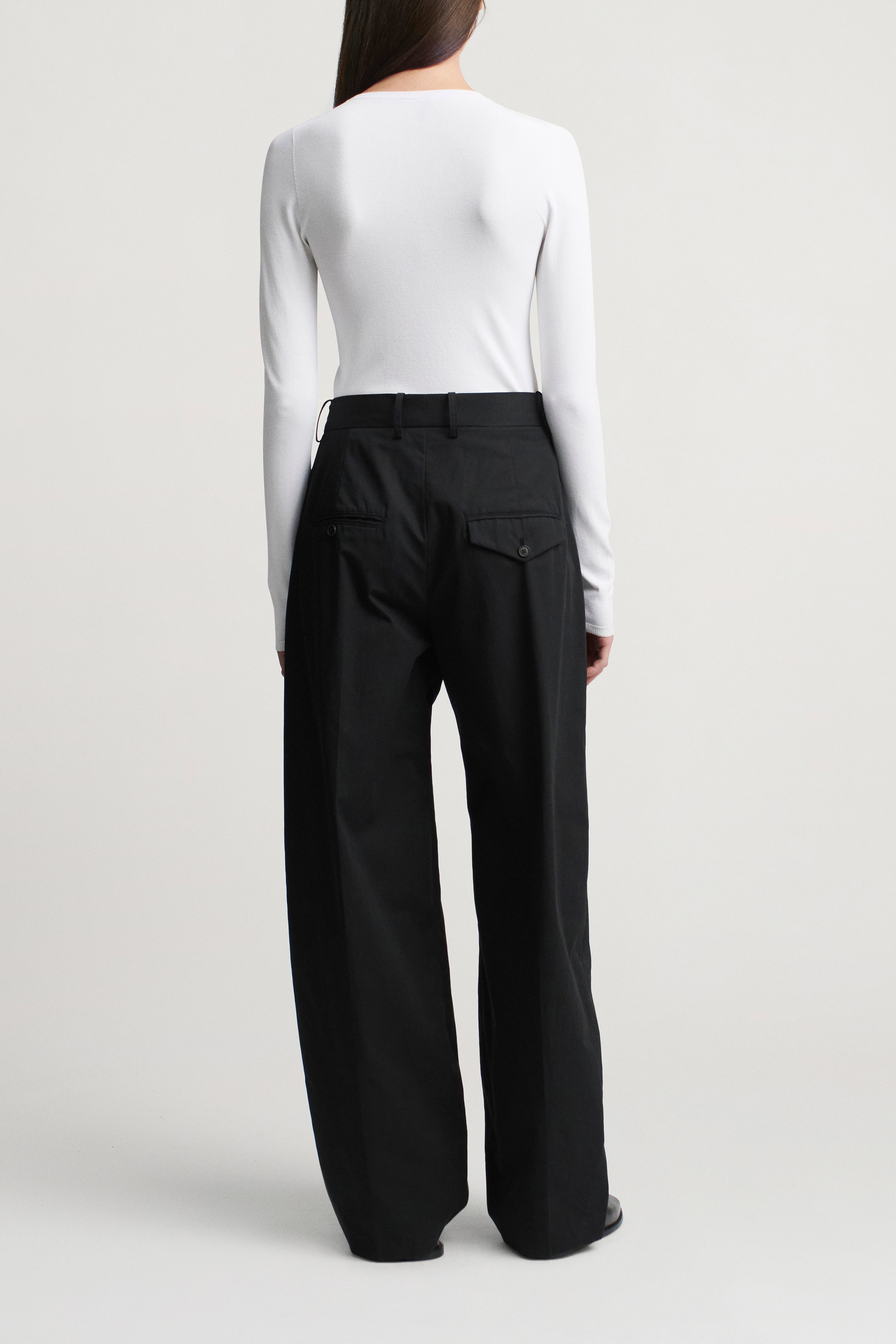 Zana Fitted Long Sleeve in Compact Viscose
