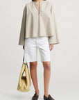 Marguerite  Blouse in Vintage Cotton Poplin