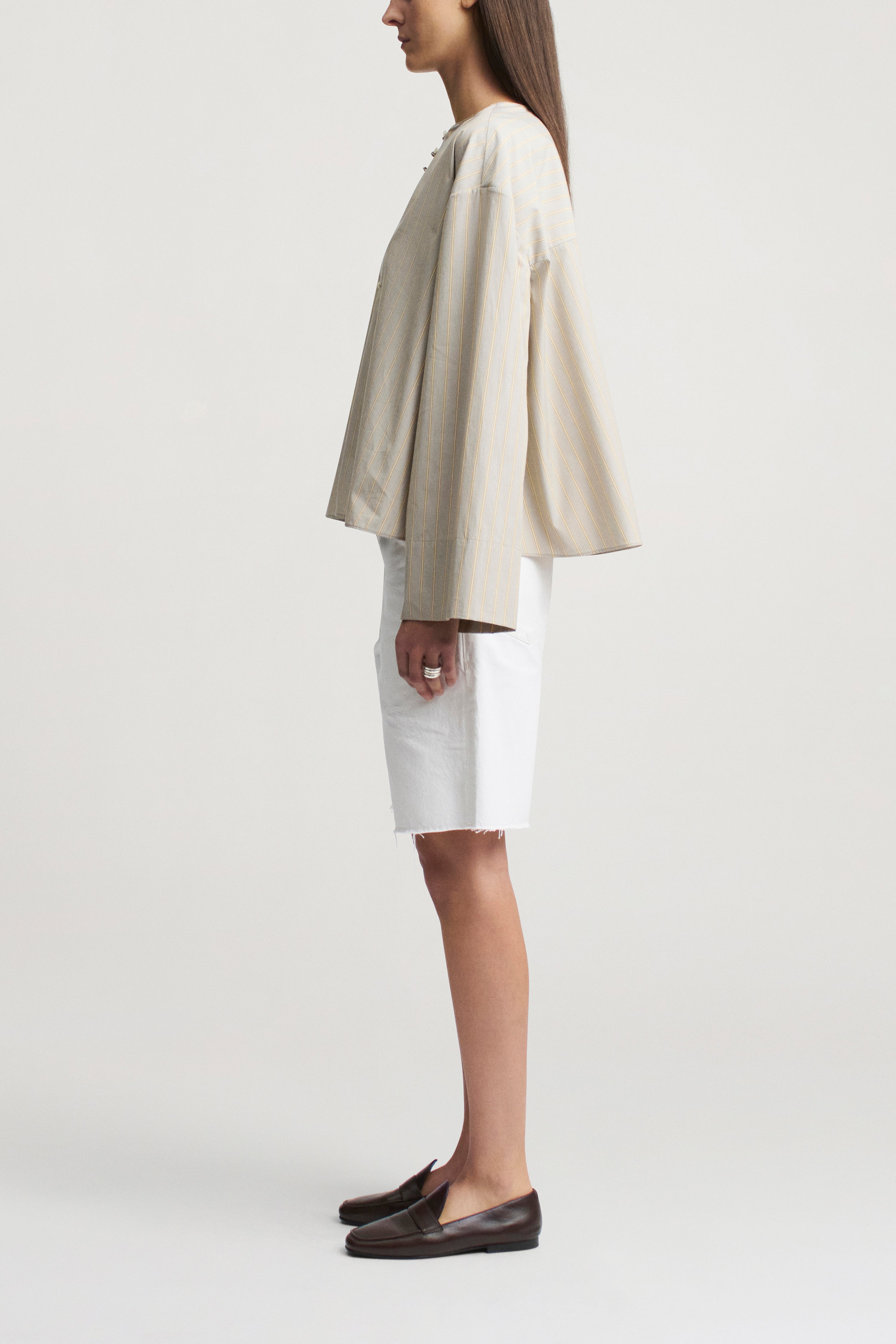 Marguerite  Blouse in Vintage Cotton Poplin