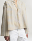 Marguerite  Blouse in Vintage Cotton Poplin