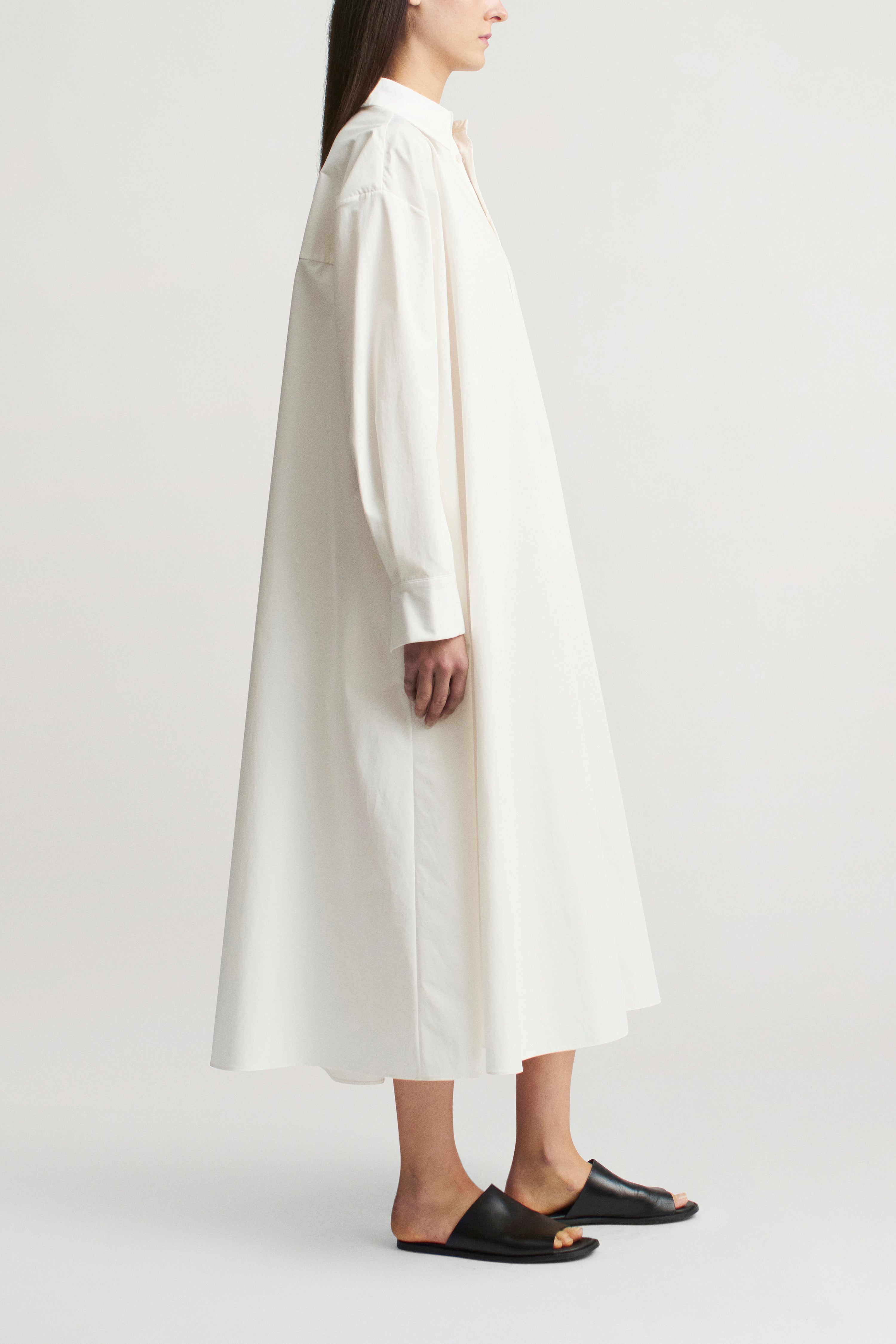 Bayla Shirtdress in Starched Poplin