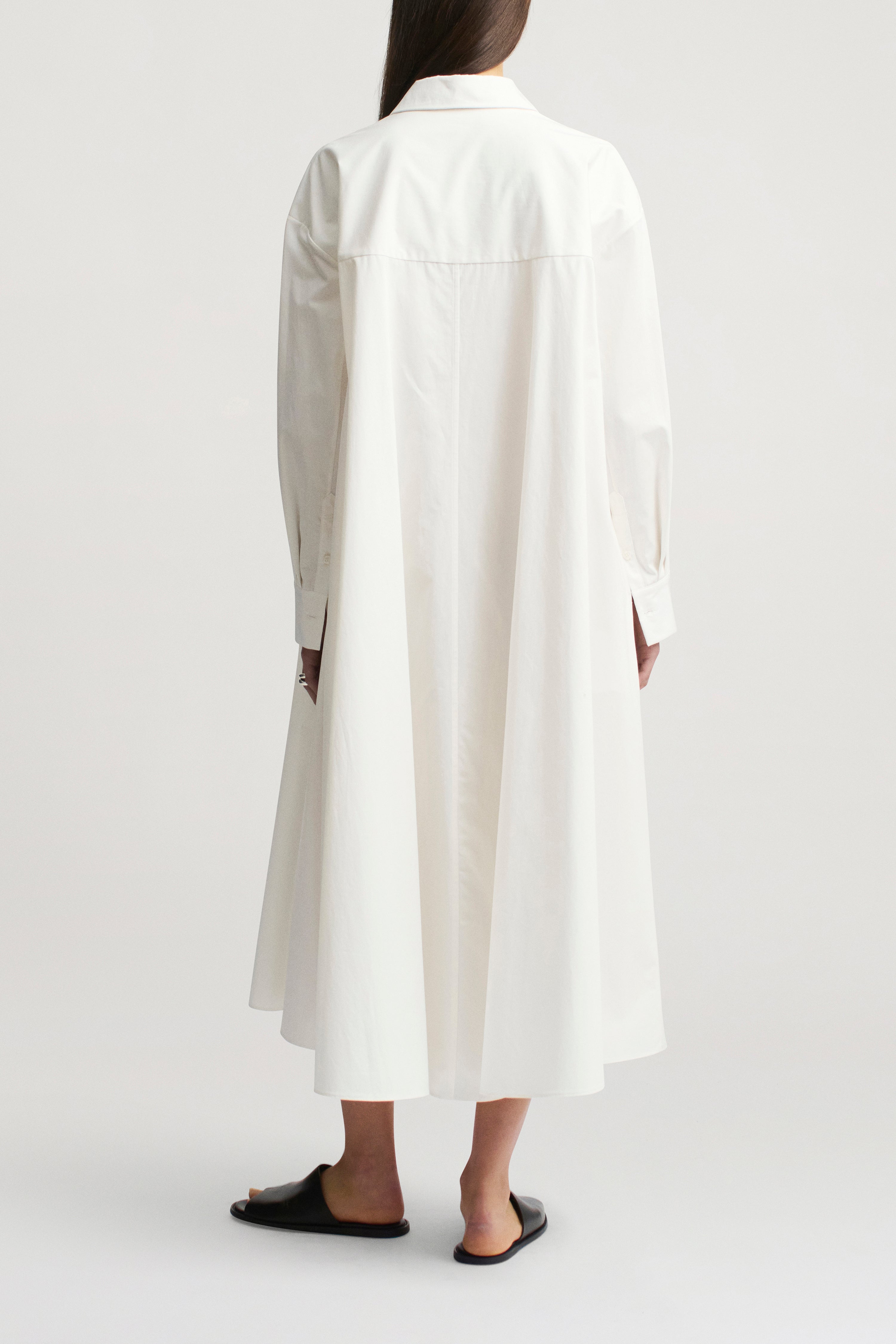 Bayla Shirtdress in Starched Poplin