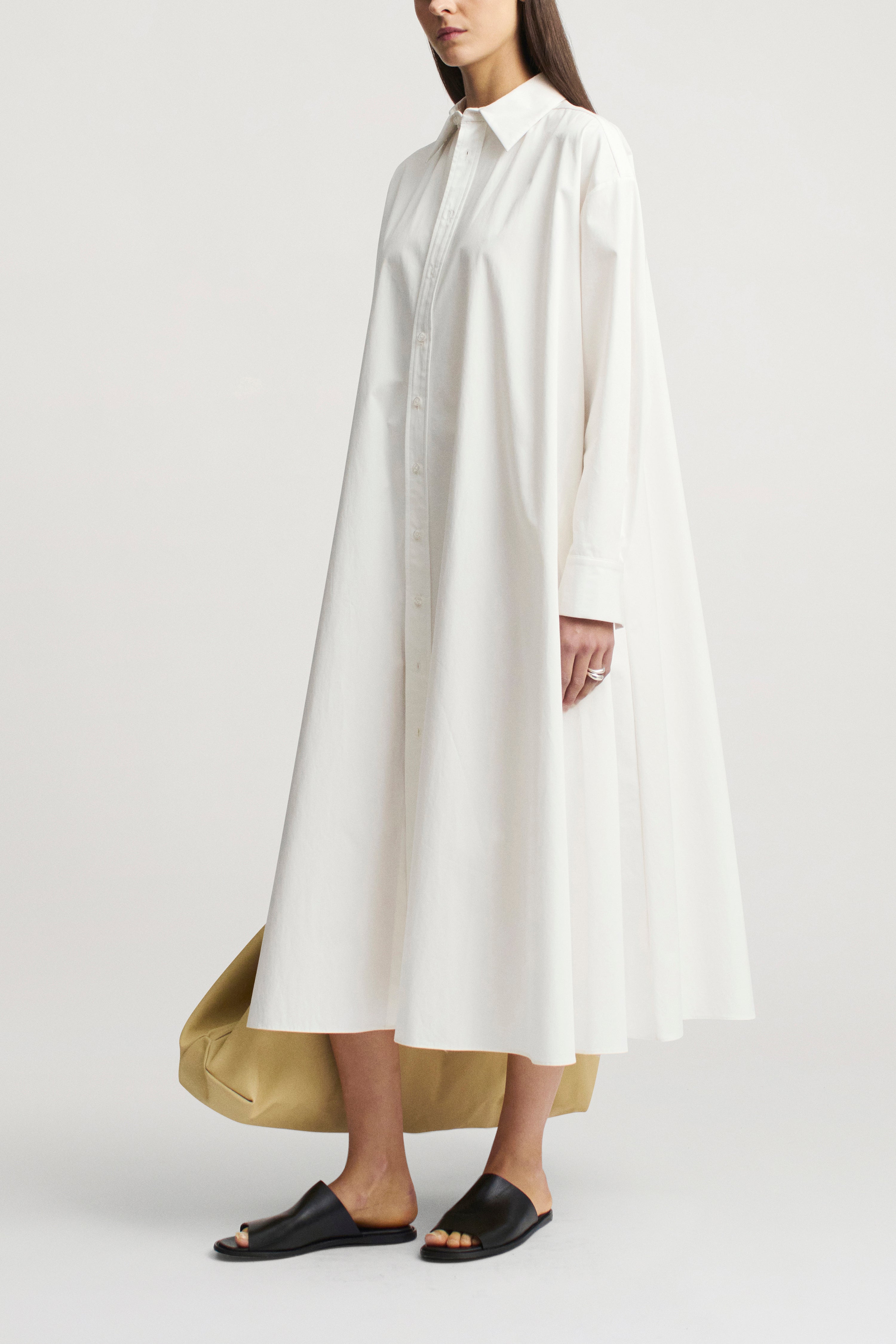 Bayla Shirtdress in Starched Poplin