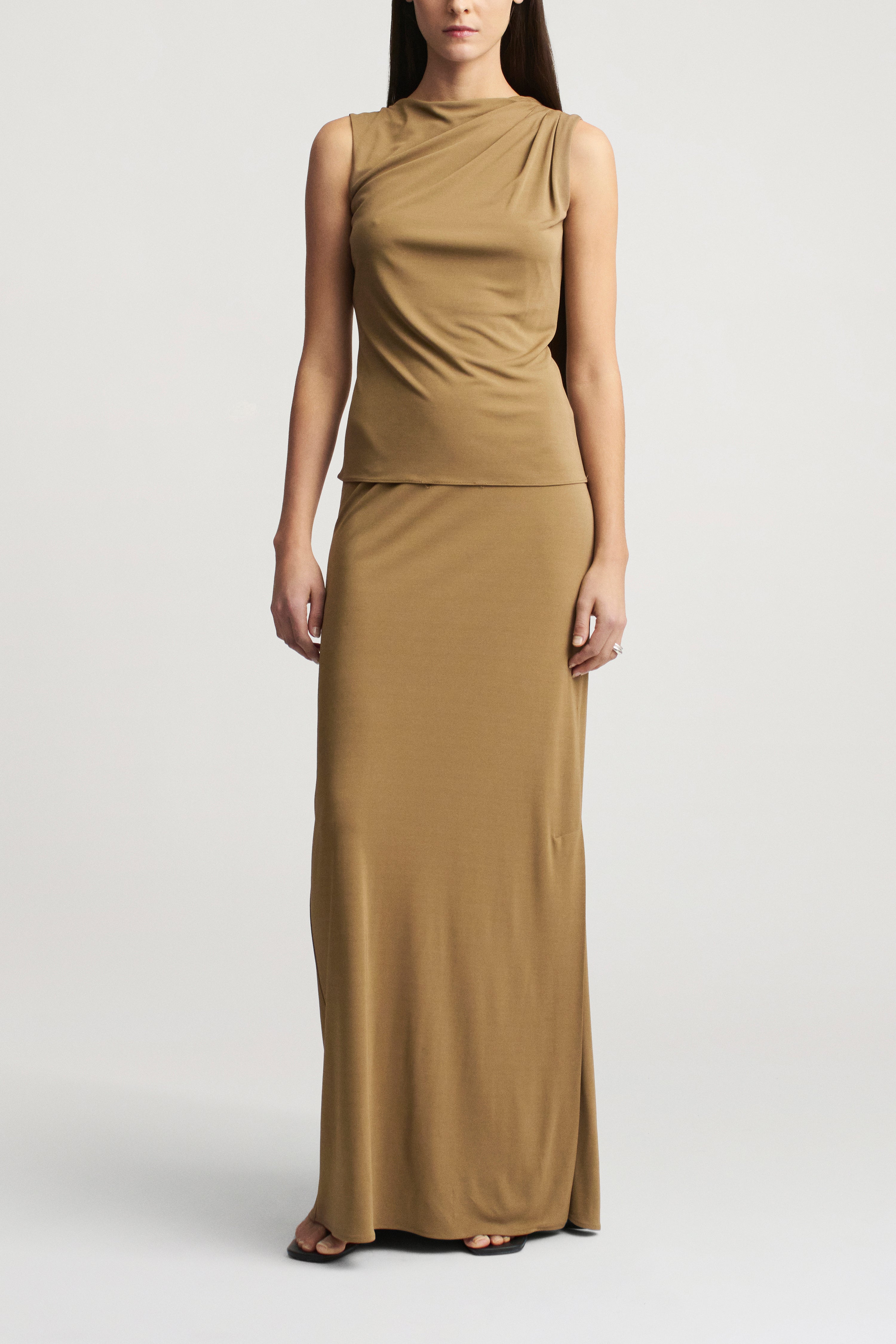 Noor Tube Skirt in Matte Jersey