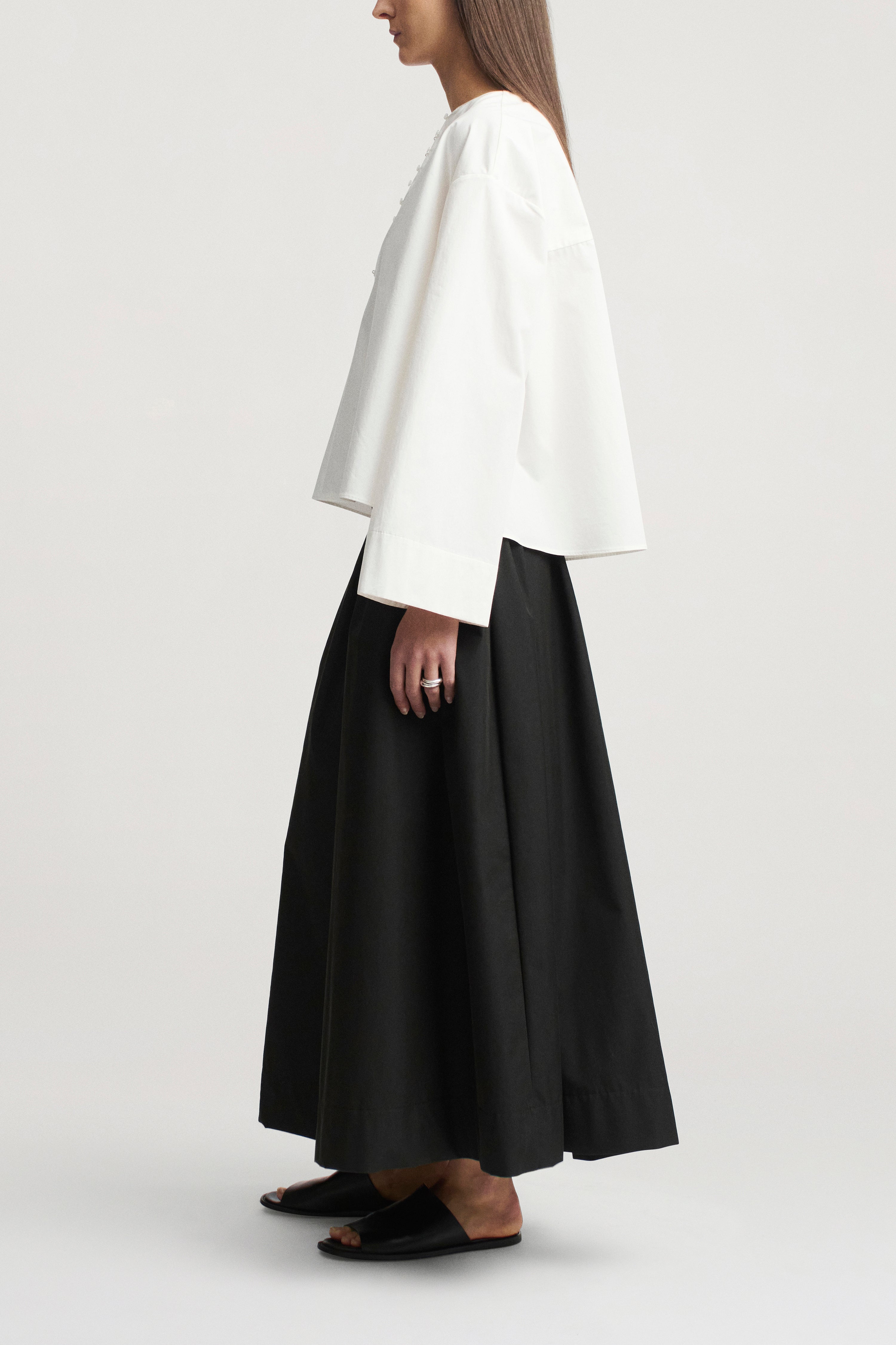 Marguerite  Blouse in Starched Poplin
