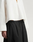 Isolde Full Skirt in Starched Poplin