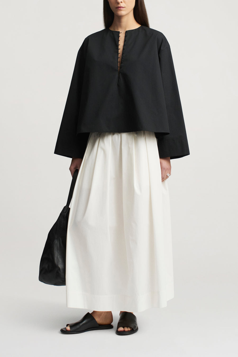 Marguerite Blouse in Starched Poplin – KALLMEYER