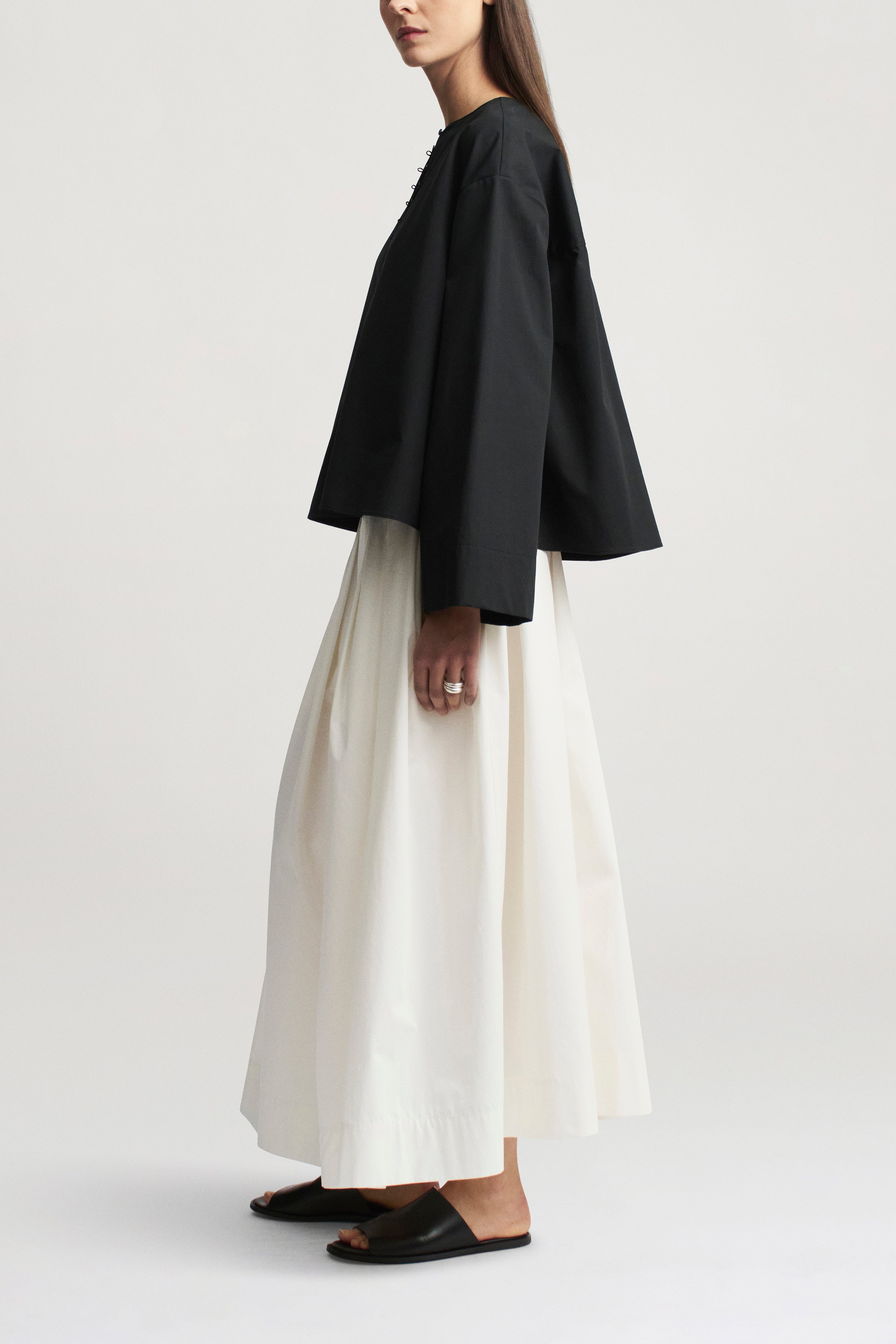 Marguerite  Blouse in Starched Poplin