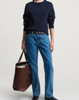 Nina Crewneck in Cotton Knit