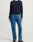 Adina Low-Rise Jean in Cotton Denim