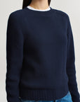 Nina Crewneck in Cotton Knit