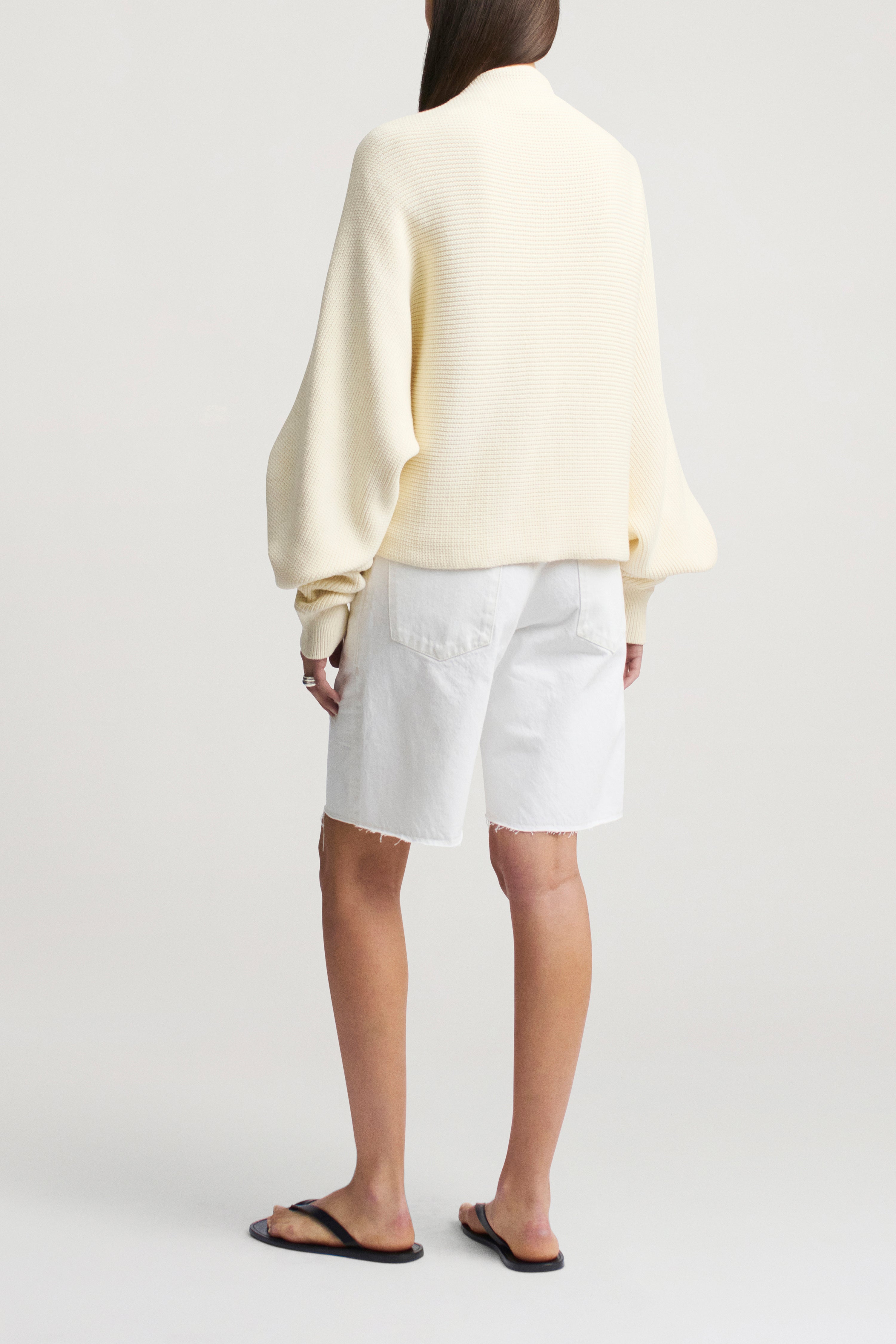 Yara Shrug in Cotton Knit
