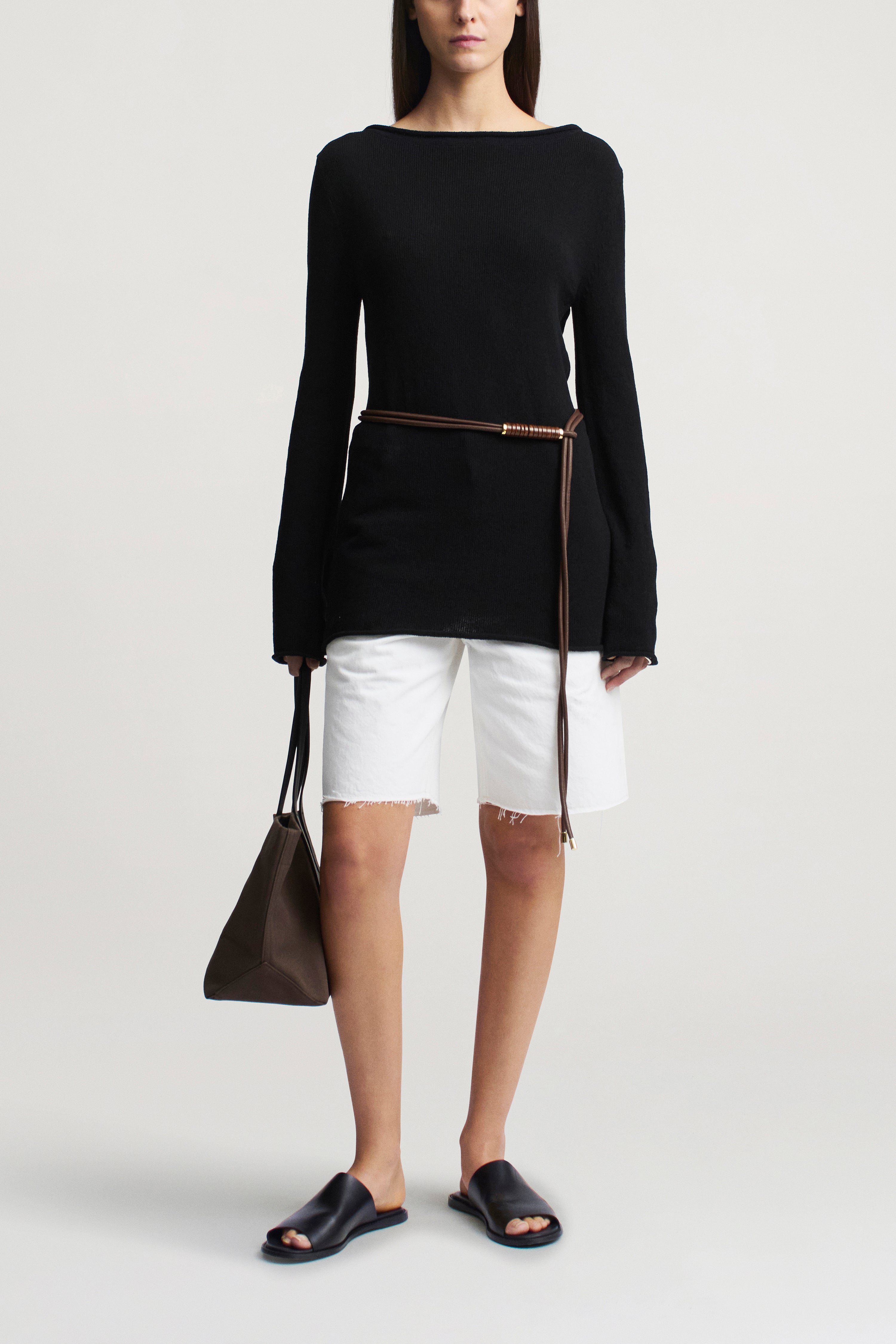 Yasmin Tunic in Novelty Cotton Slub