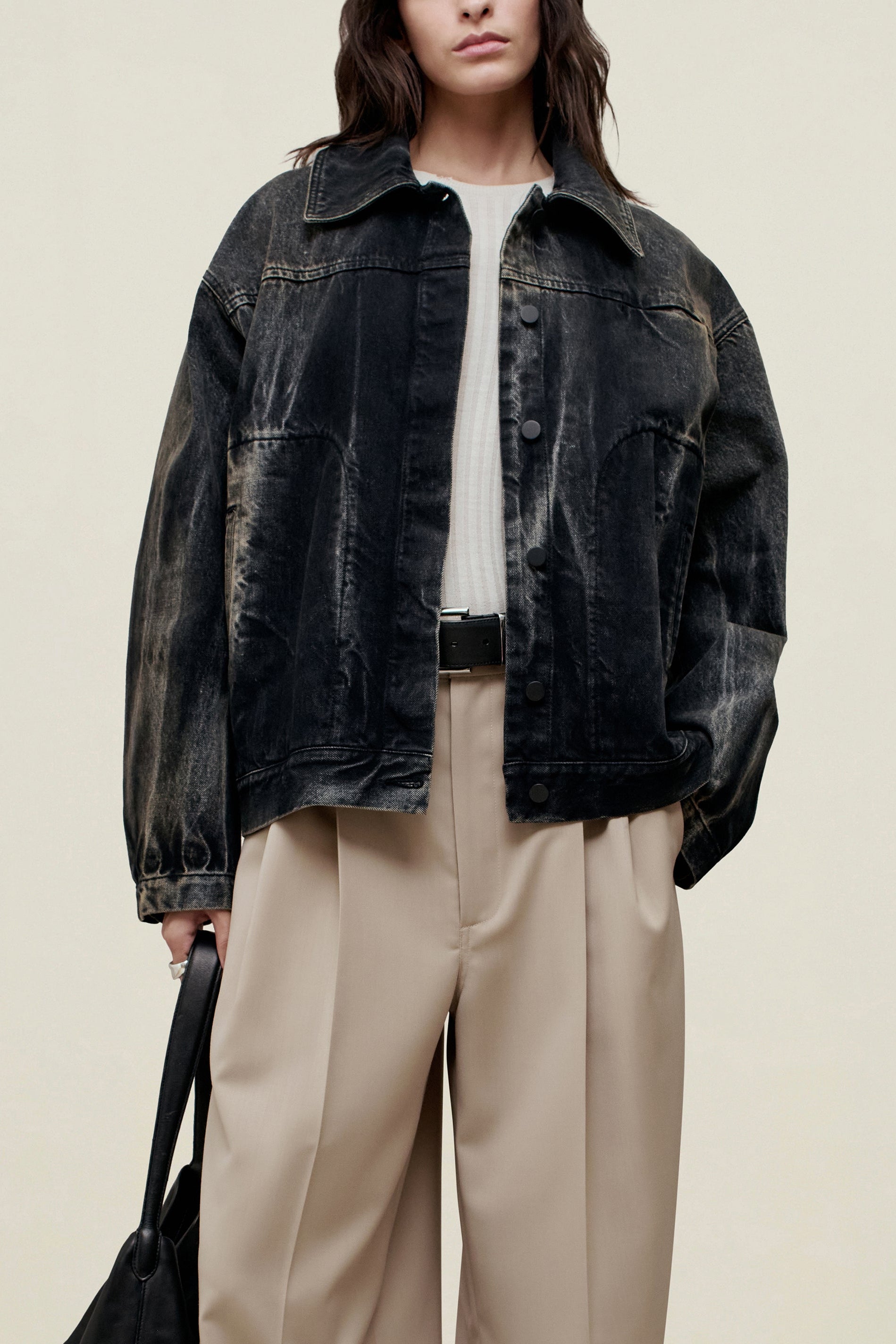 Elliot Chore Coat in Cotton Denim
