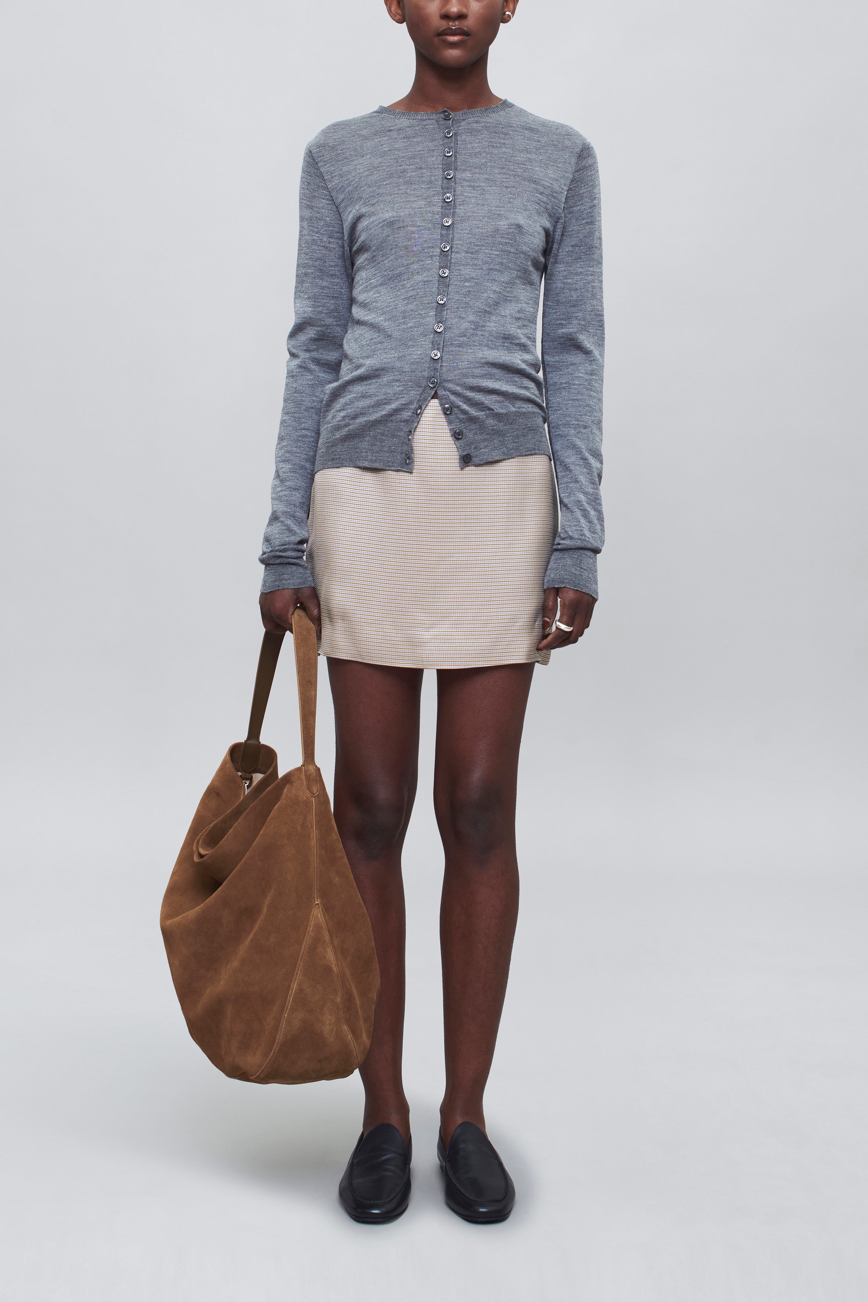 Crosby Seamless Cardigan in Superfine Merino