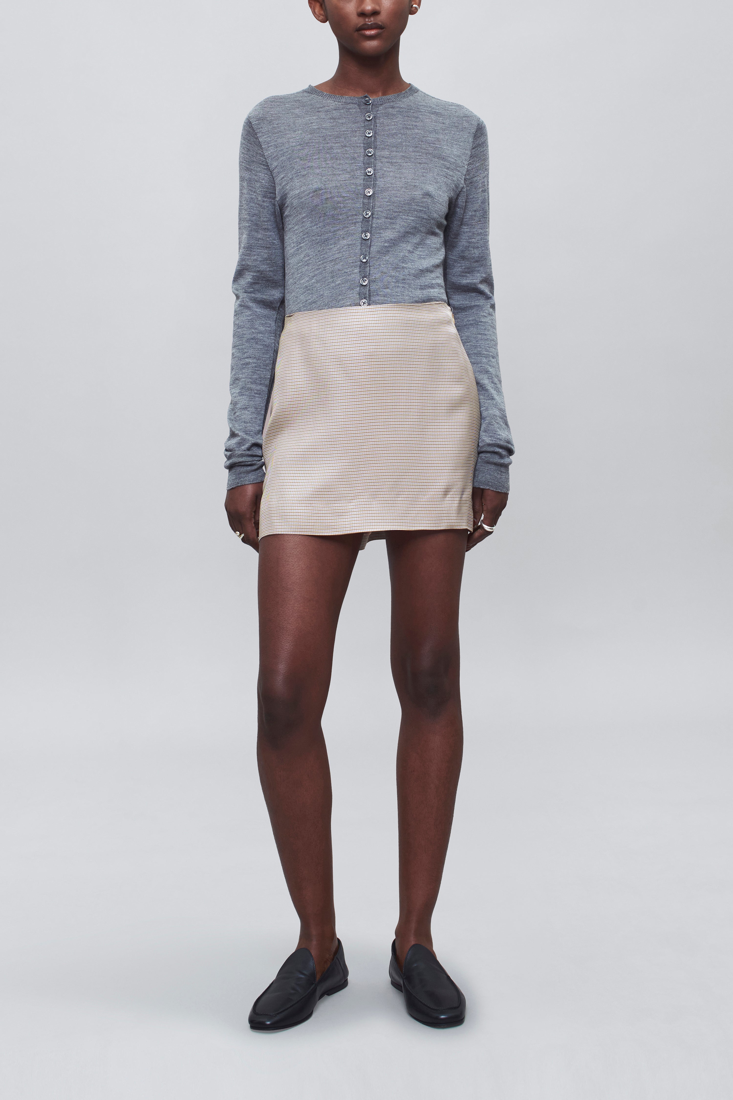 Crosby Seamless Cardigan in Superfine Merino