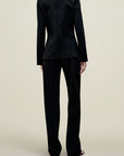 Caitlin Shirt Jacket in Stretch Knit Suiting