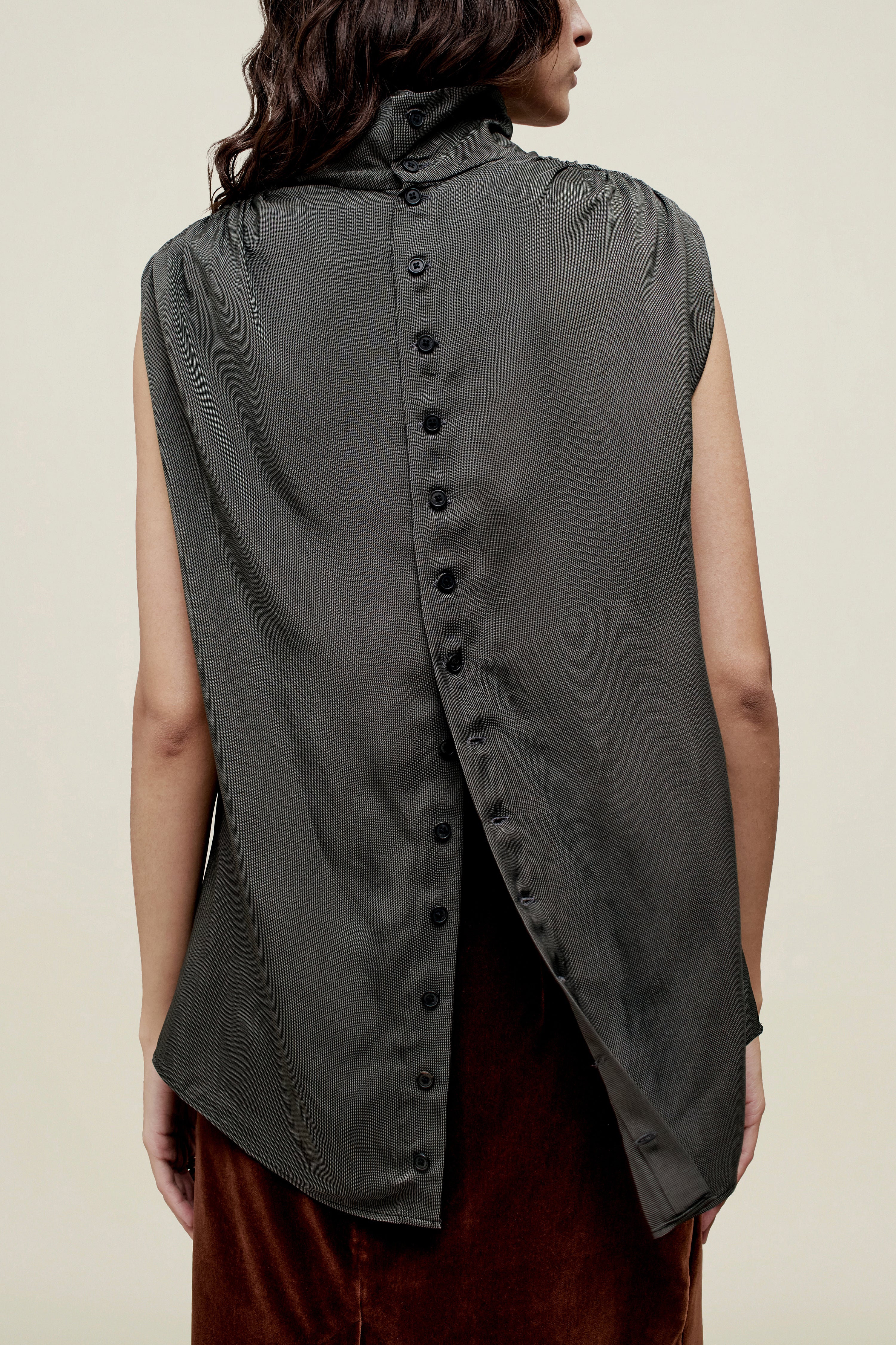 Penny Draped Top in Fluid Viscose