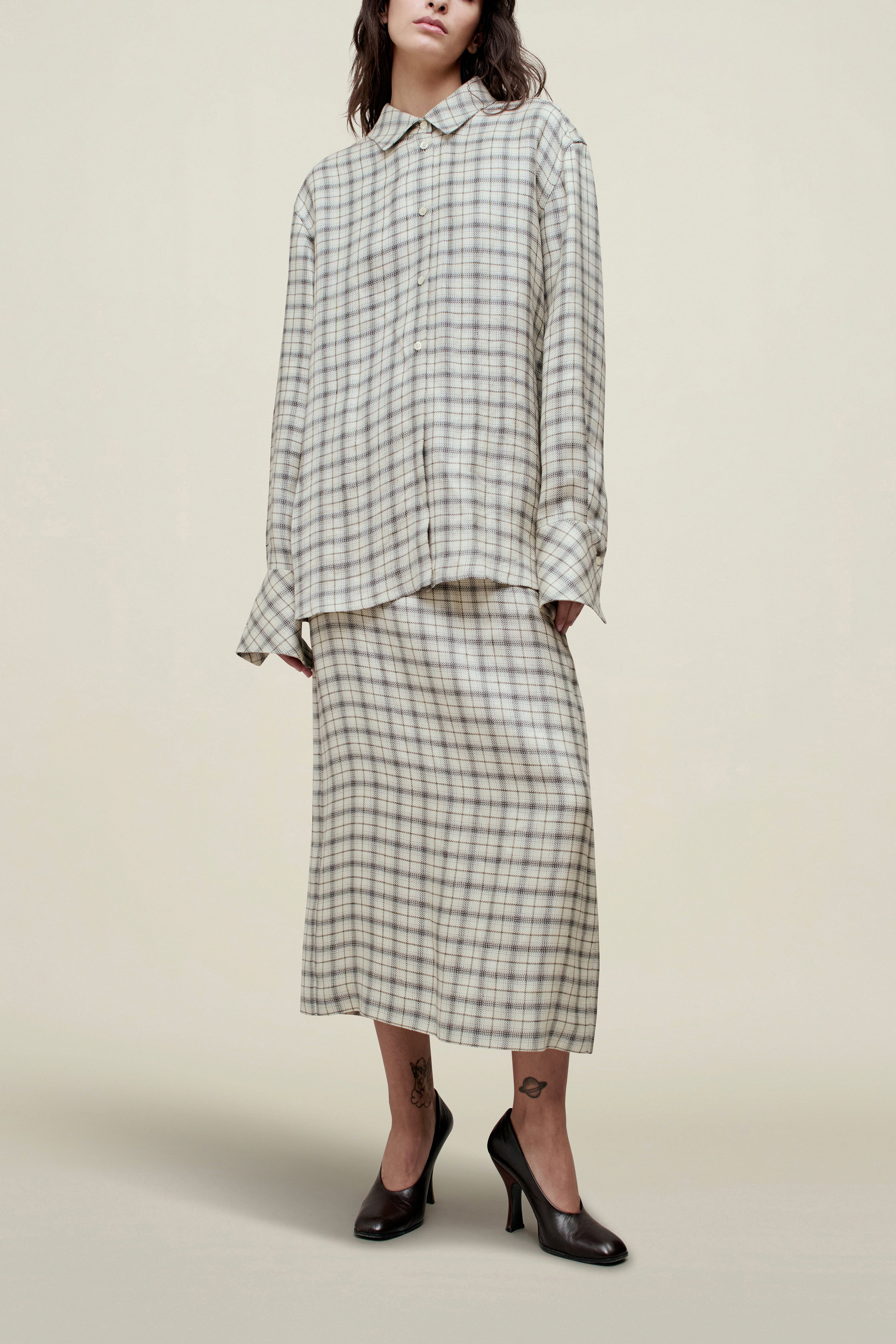 Mollie Button Down in Linen Viscose