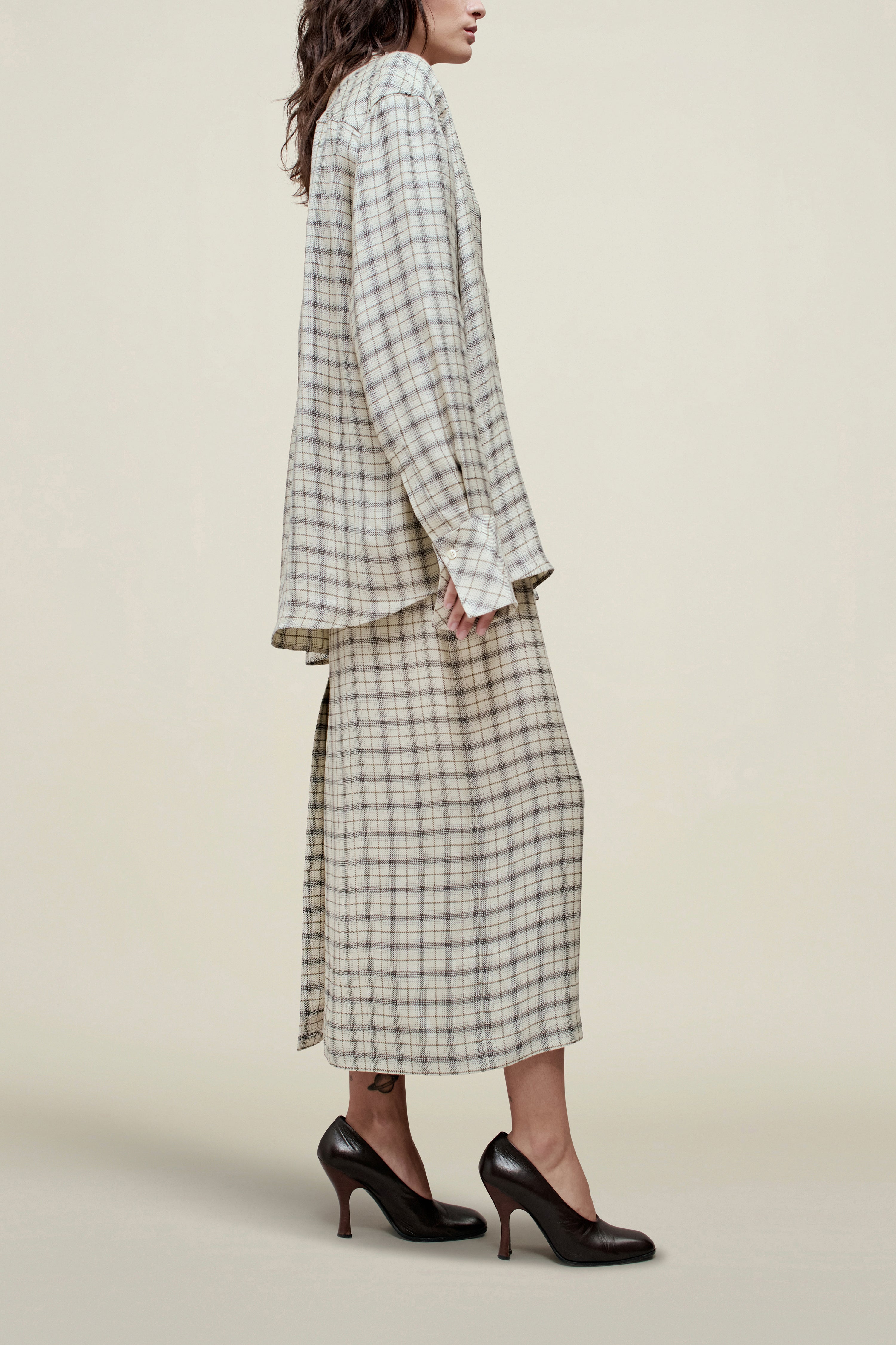 Mollie Button Down in Linen Viscose