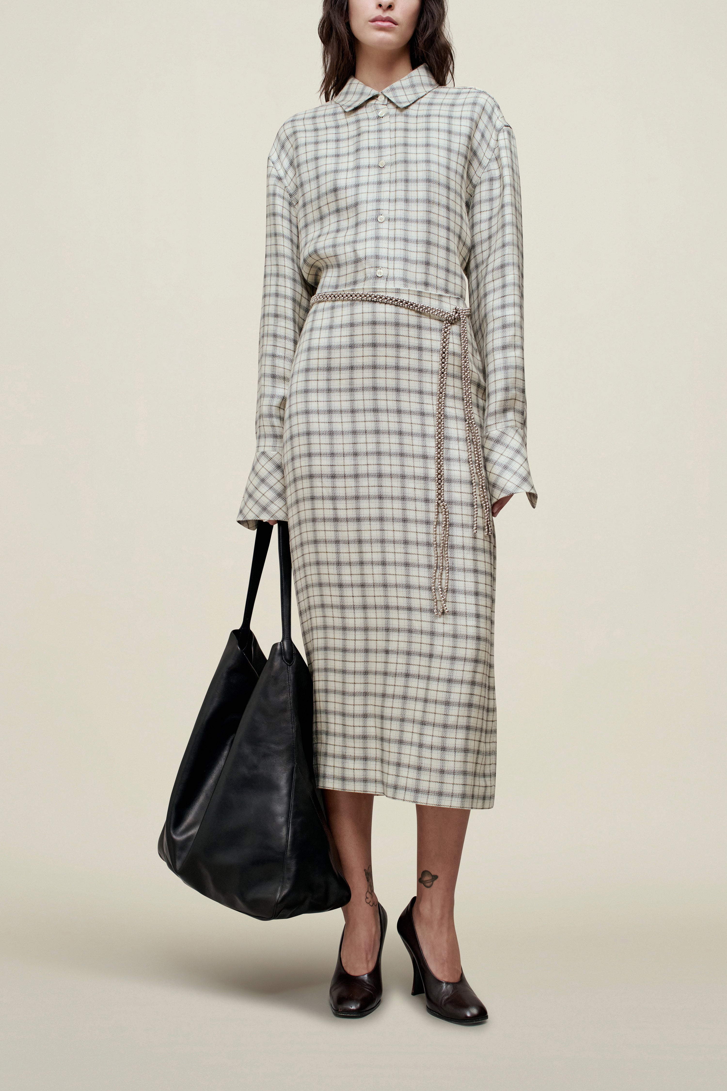 Emilee Pencil Skirt in Linen Viscose