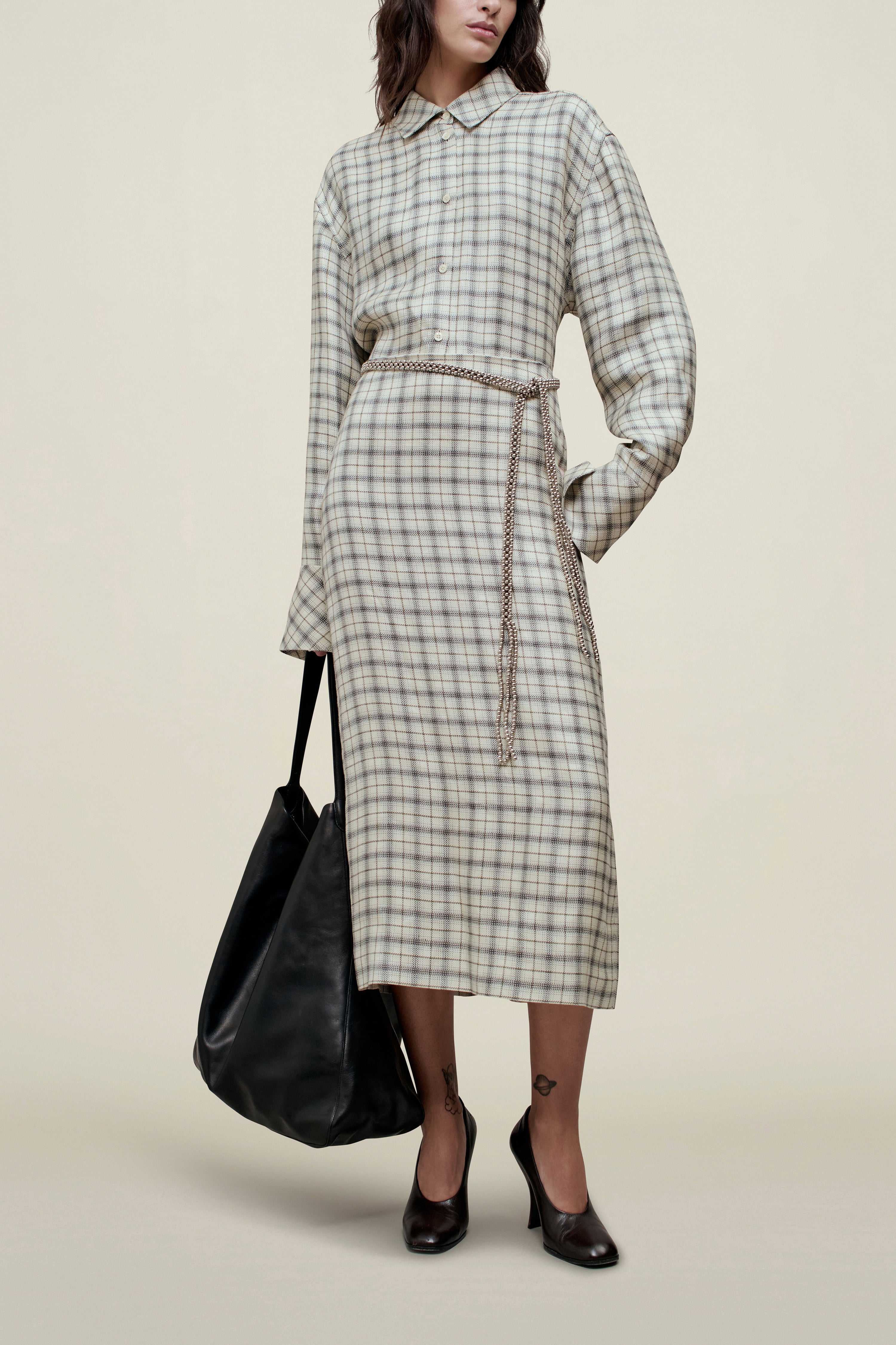 Emilee Pencil Skirt in Linen Viscose