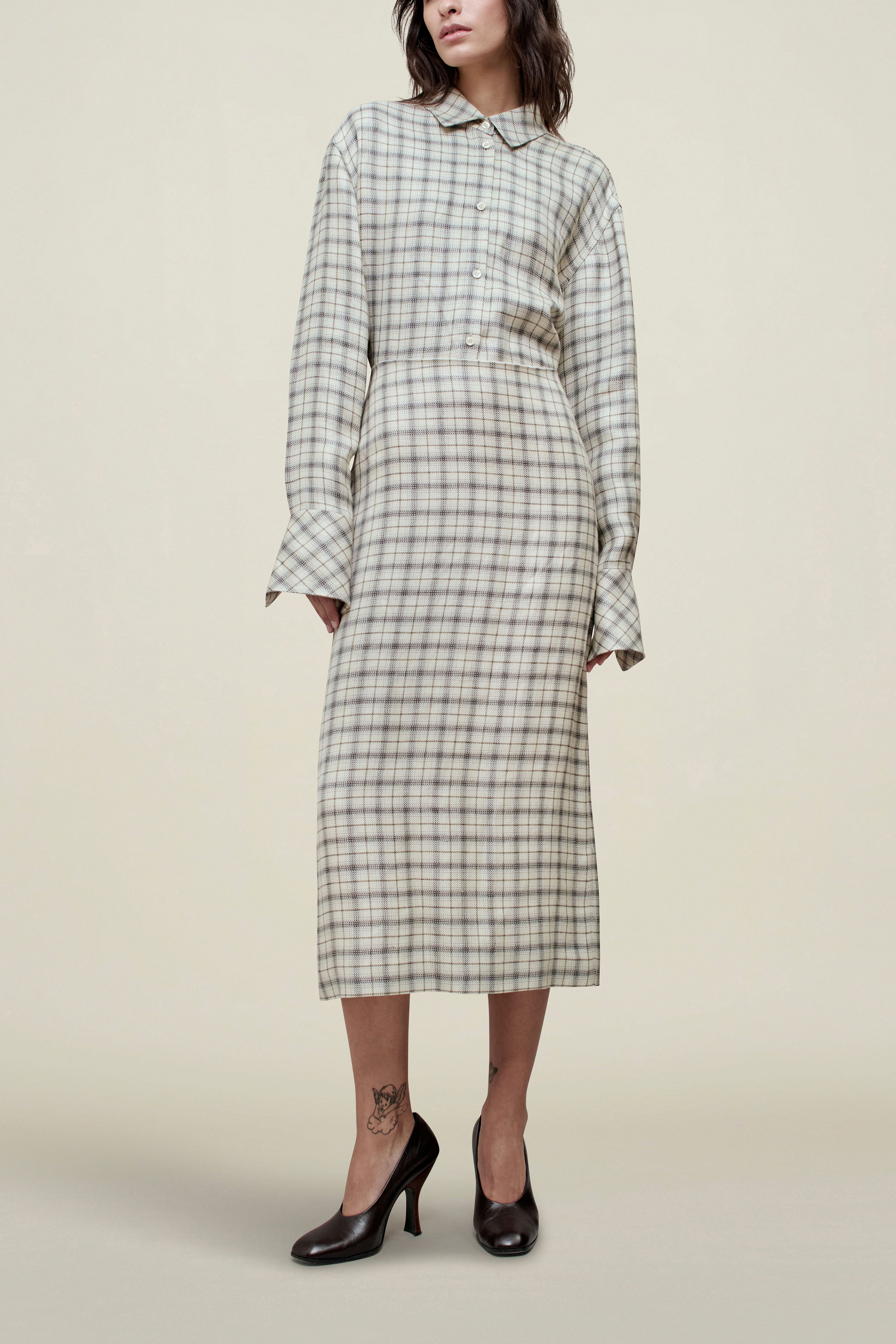 Emilee Pencil Skirt in Linen Viscose