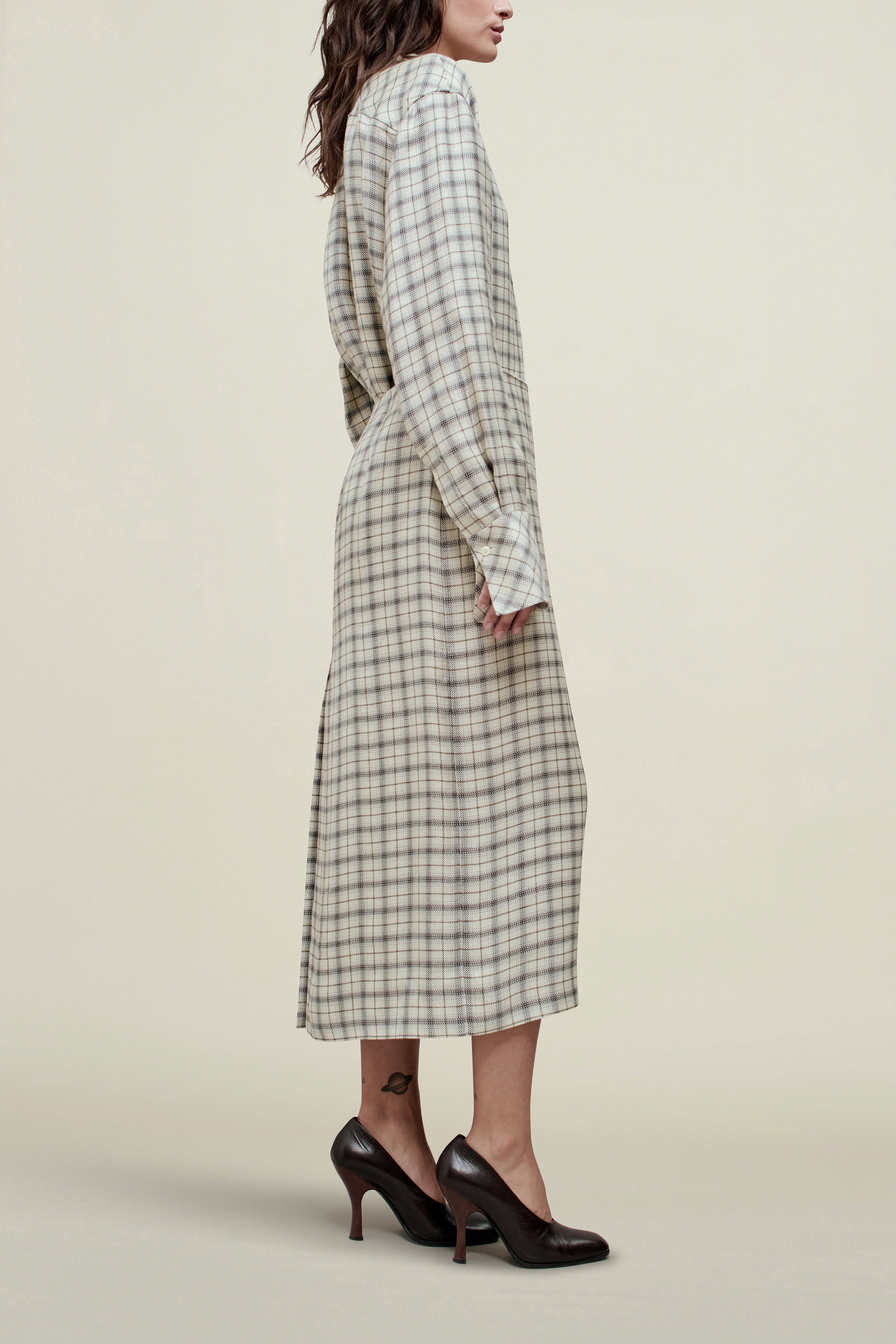 Emilee Pencil Skirt in Linen Viscose