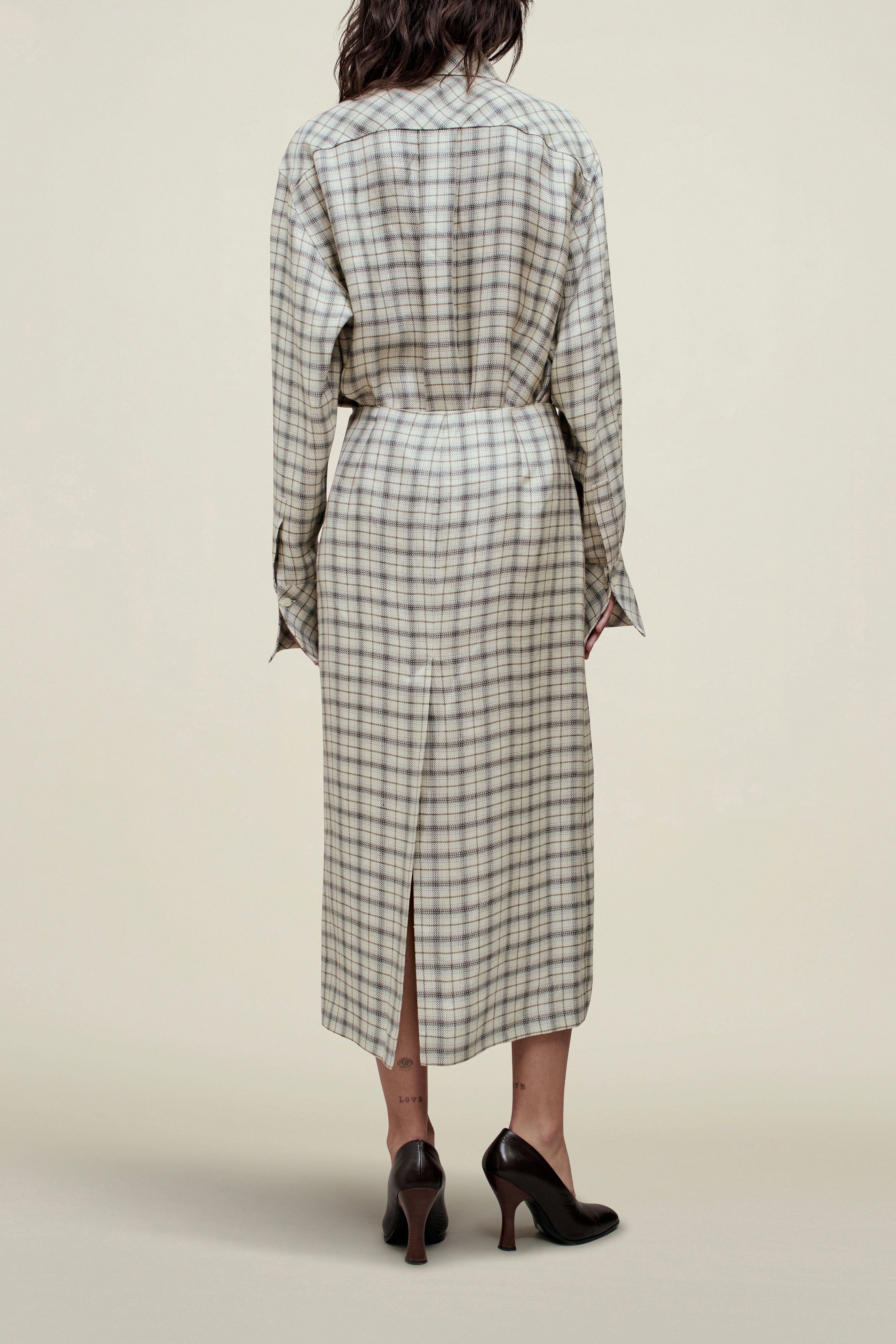 Emilee Pencil Skirt in Linen Viscose