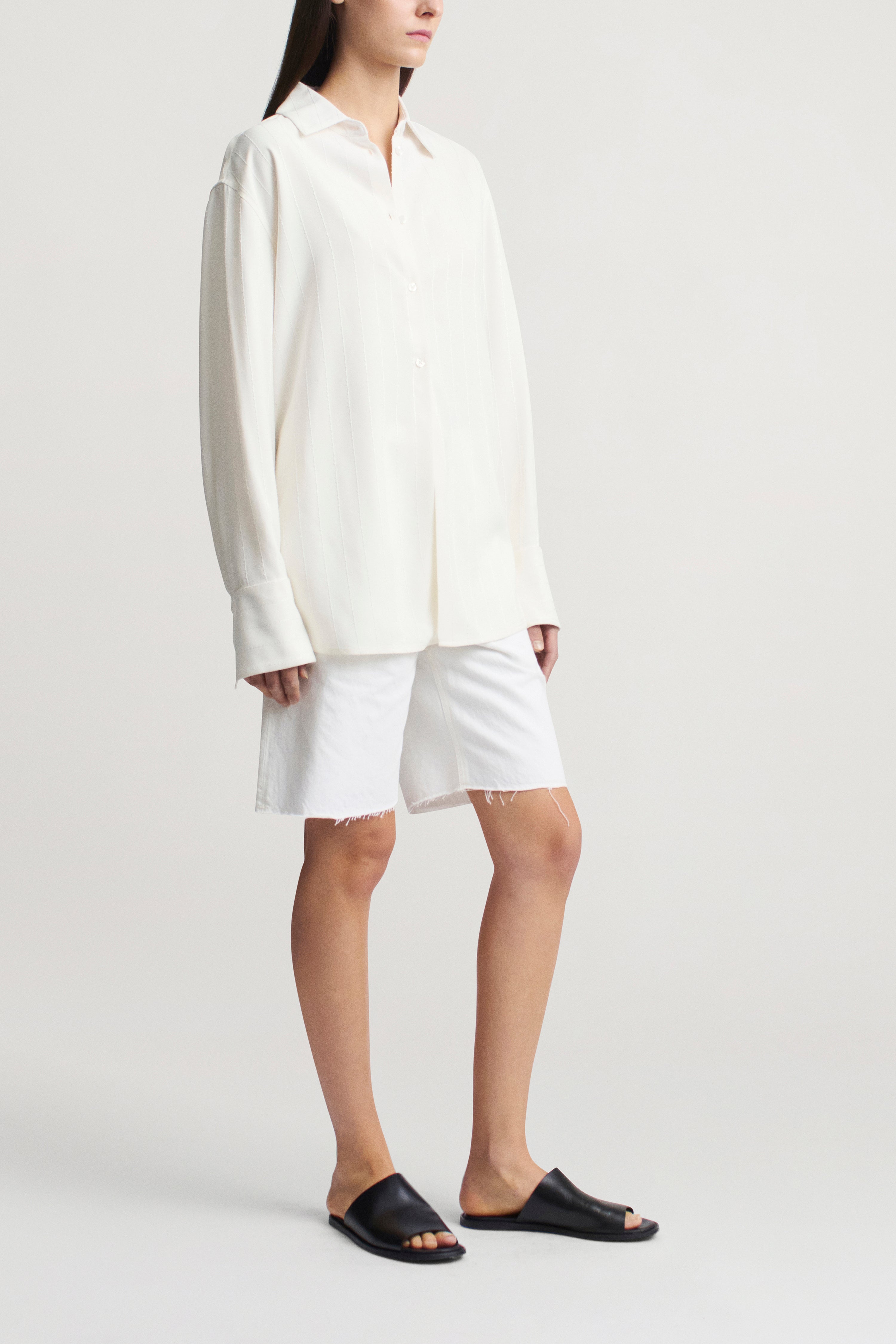 Mollie Button Down in Viscose Twill