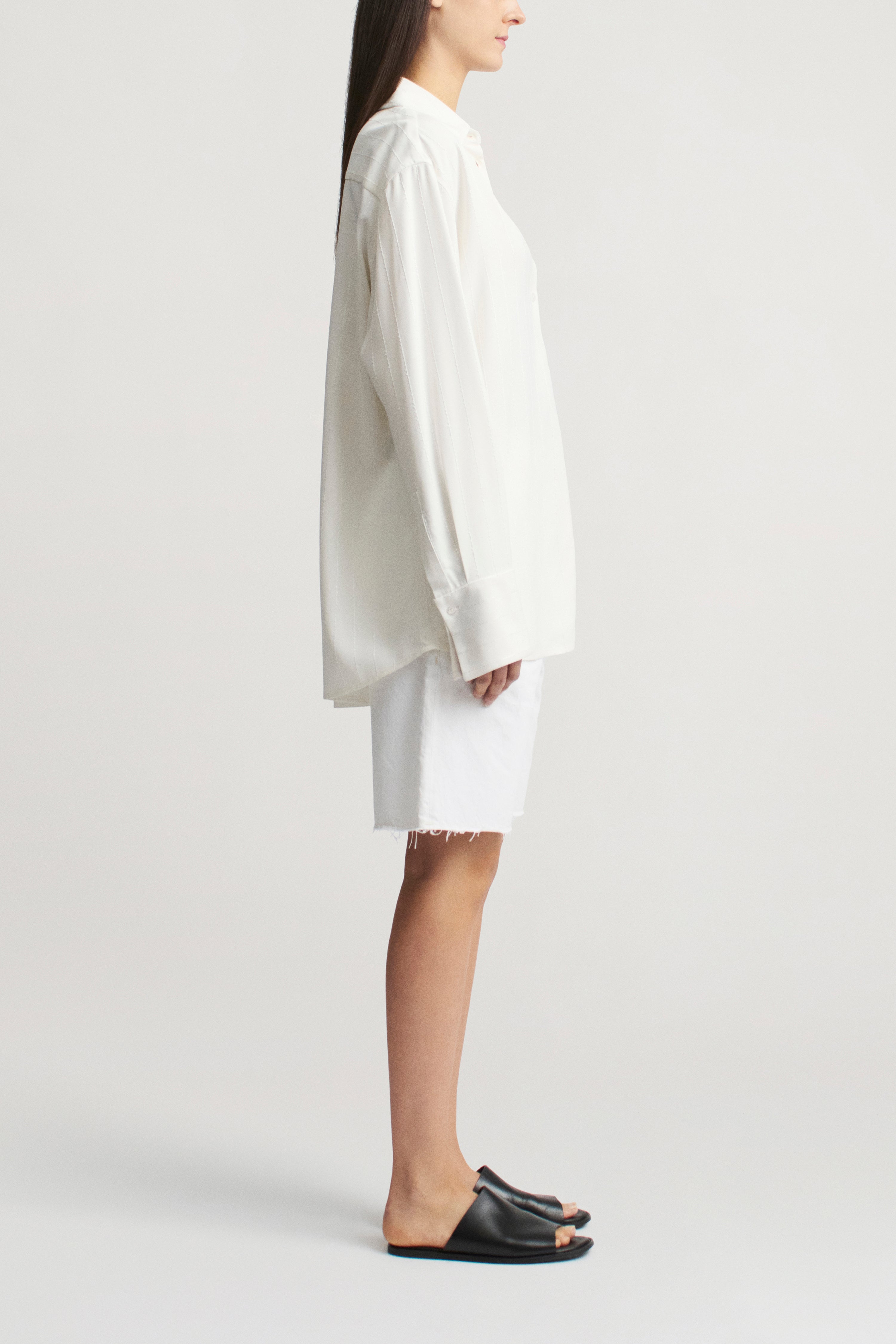 Mollie Button Down in Viscose Twill