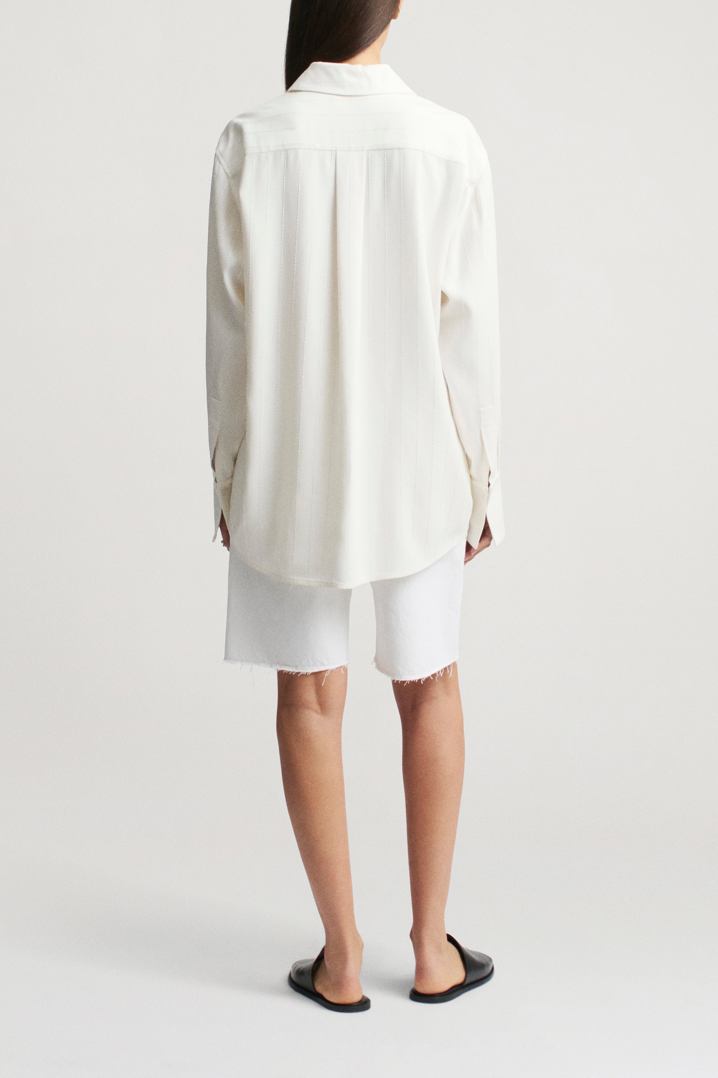 Mollie Button Down in Viscose Twill