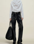 Gabby Tapered Jean in Cotton Denim