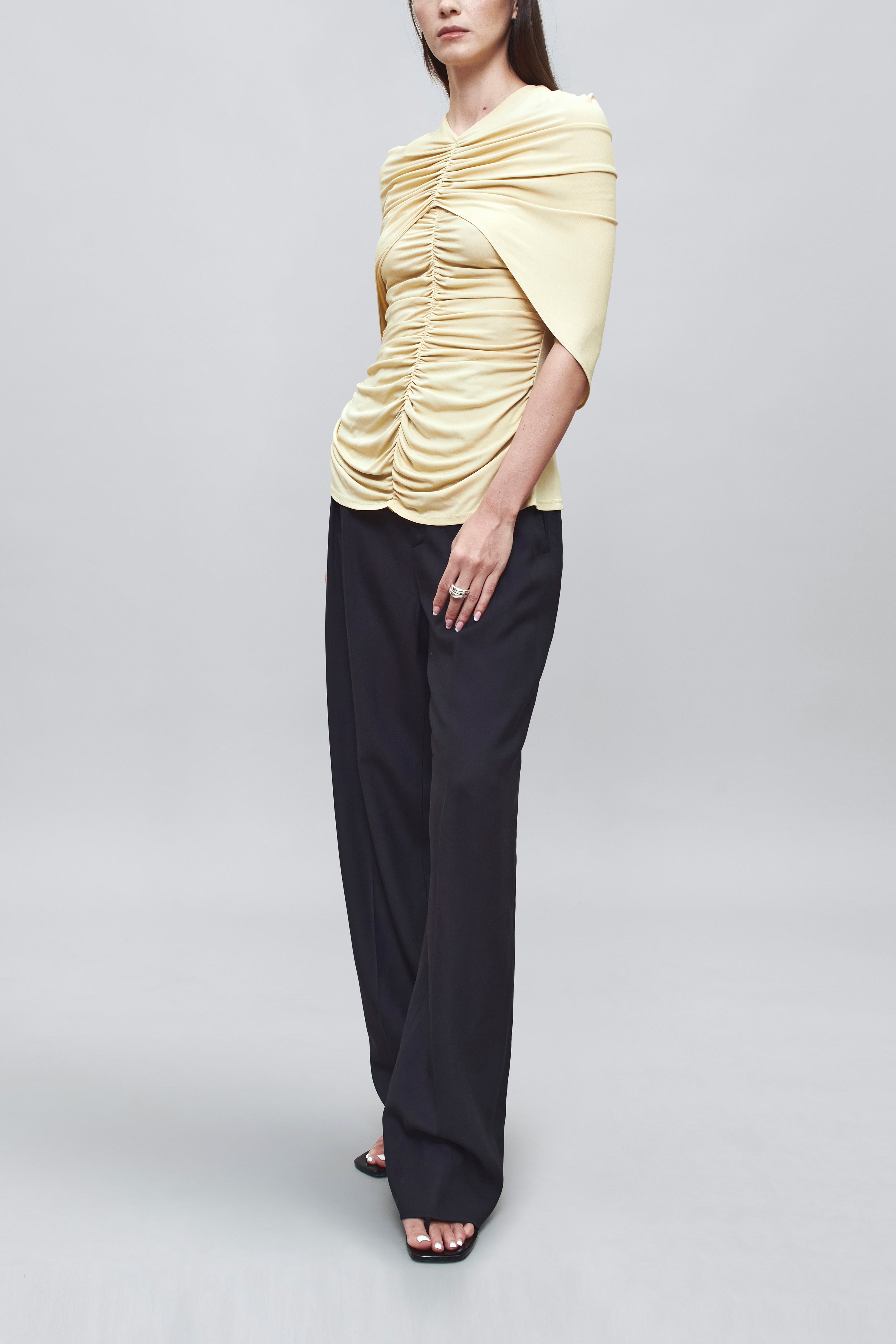 Emme Cape Top in Matte Jersey