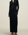 Leyla Shirtdress in Matte Jersey