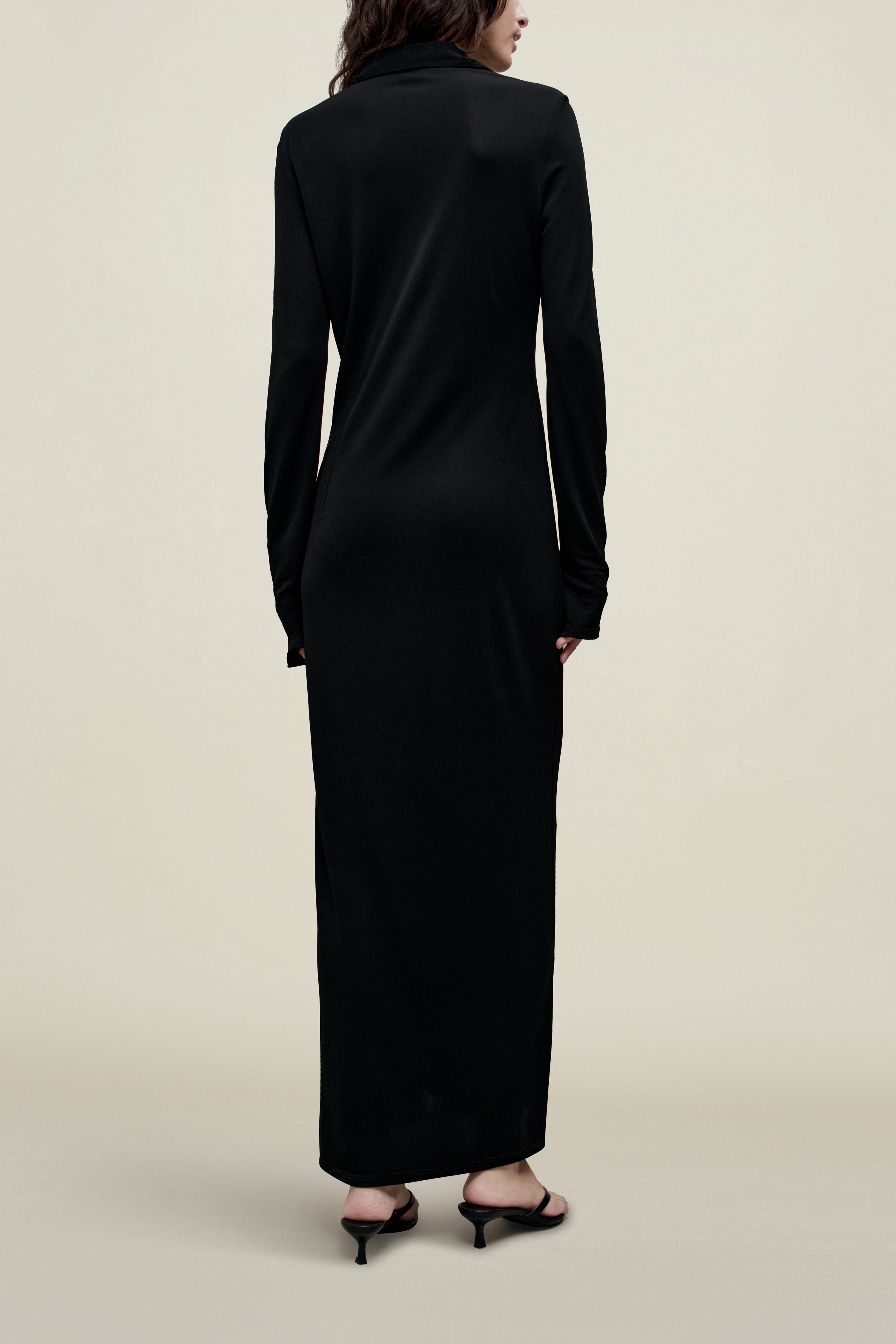 Leyla Shirtdress in Matte Jersey