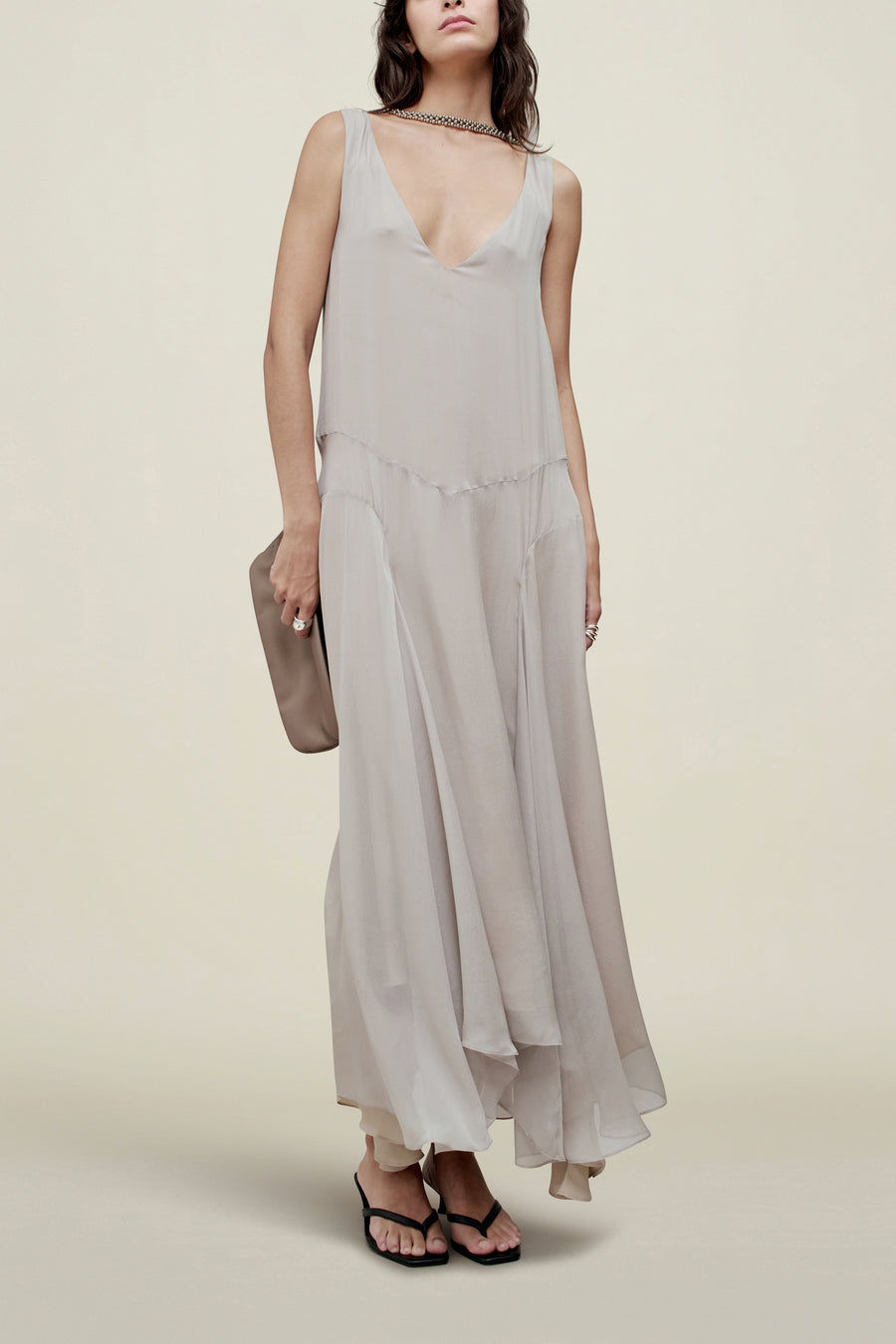 Millie Gusset Dress in Trapped Silk