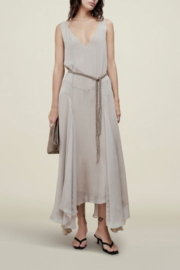 Millie Gusset Dress in Trapped Silk