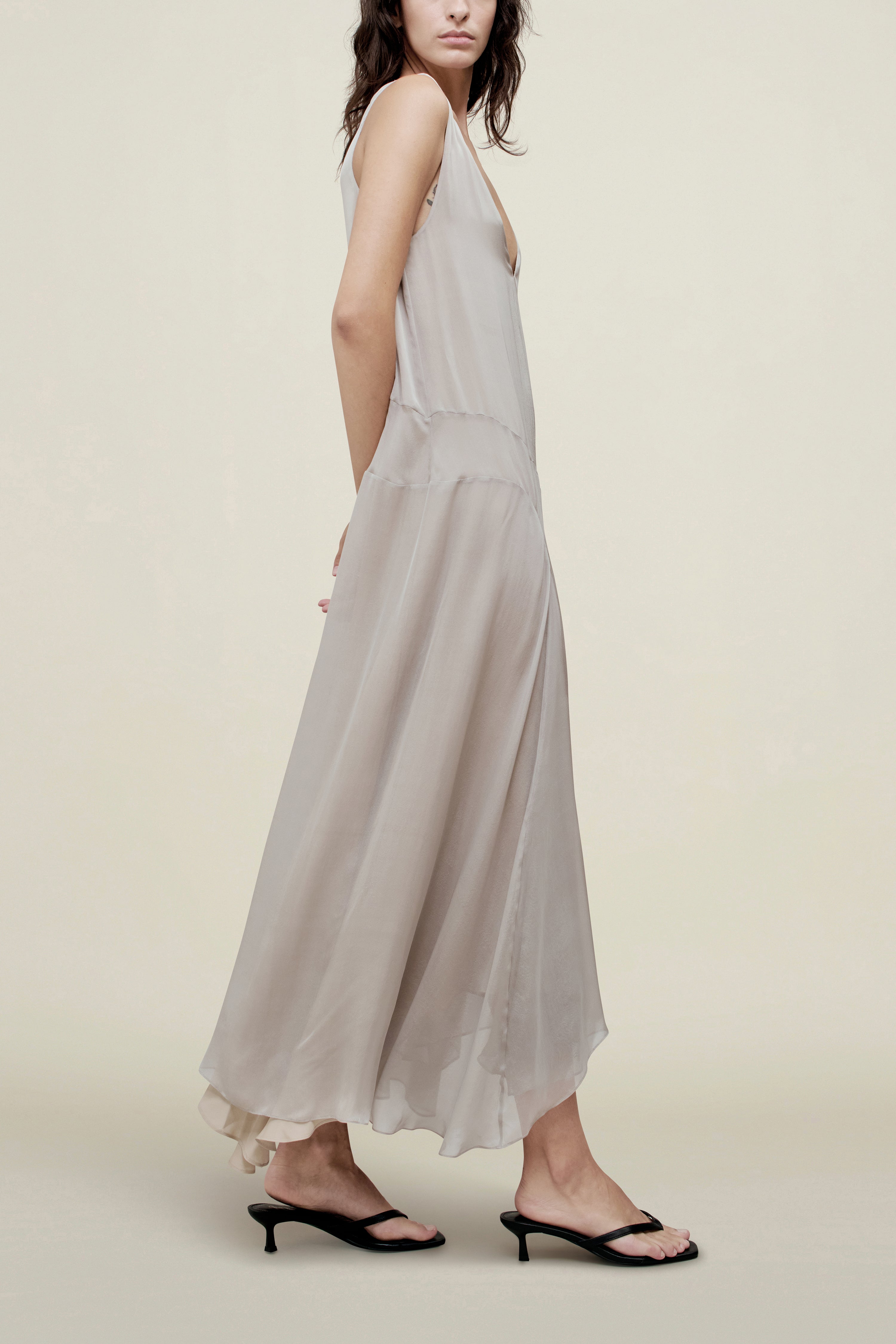 Millie Gusset Dress in Trapped Silk