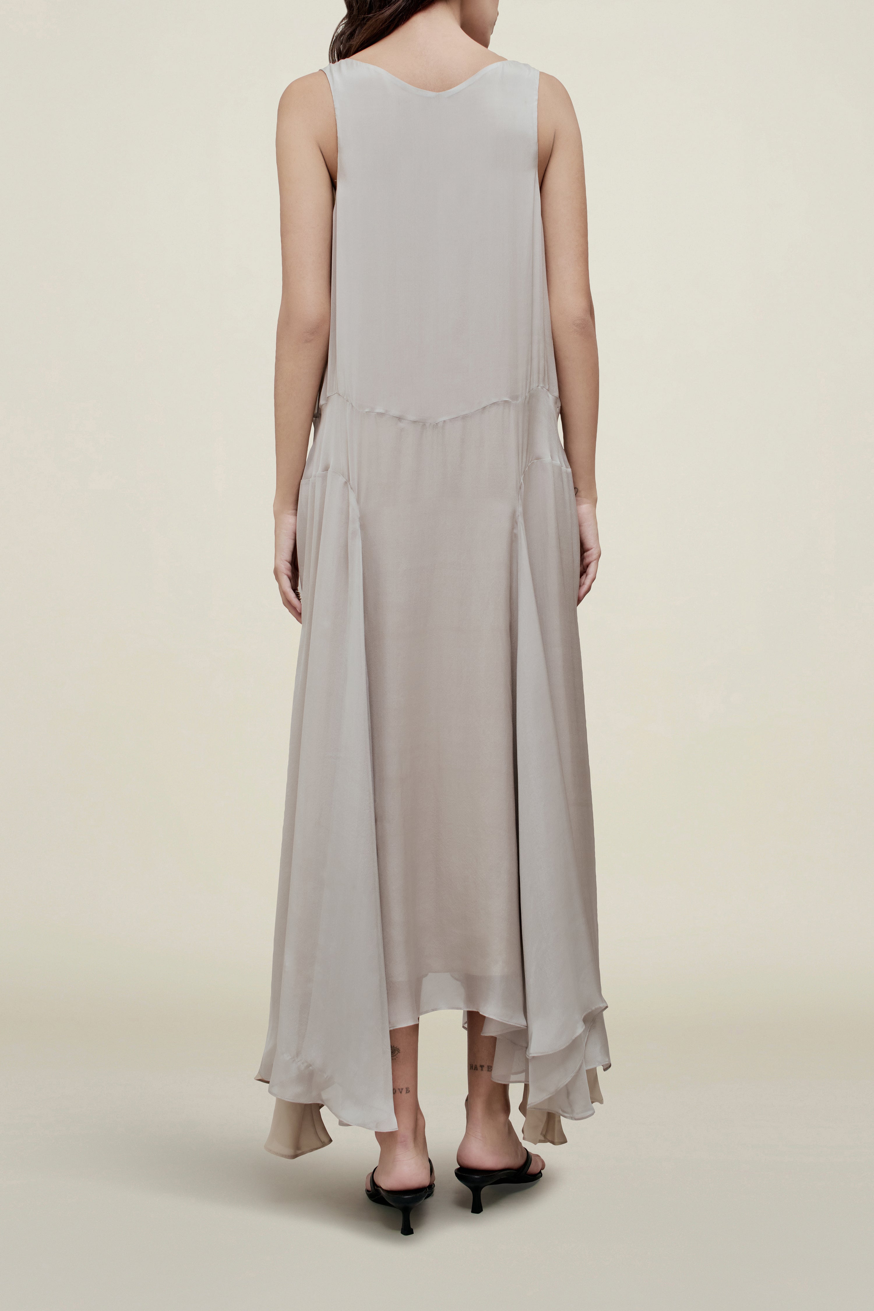 Millie Gusset Dress in Trapped Silk