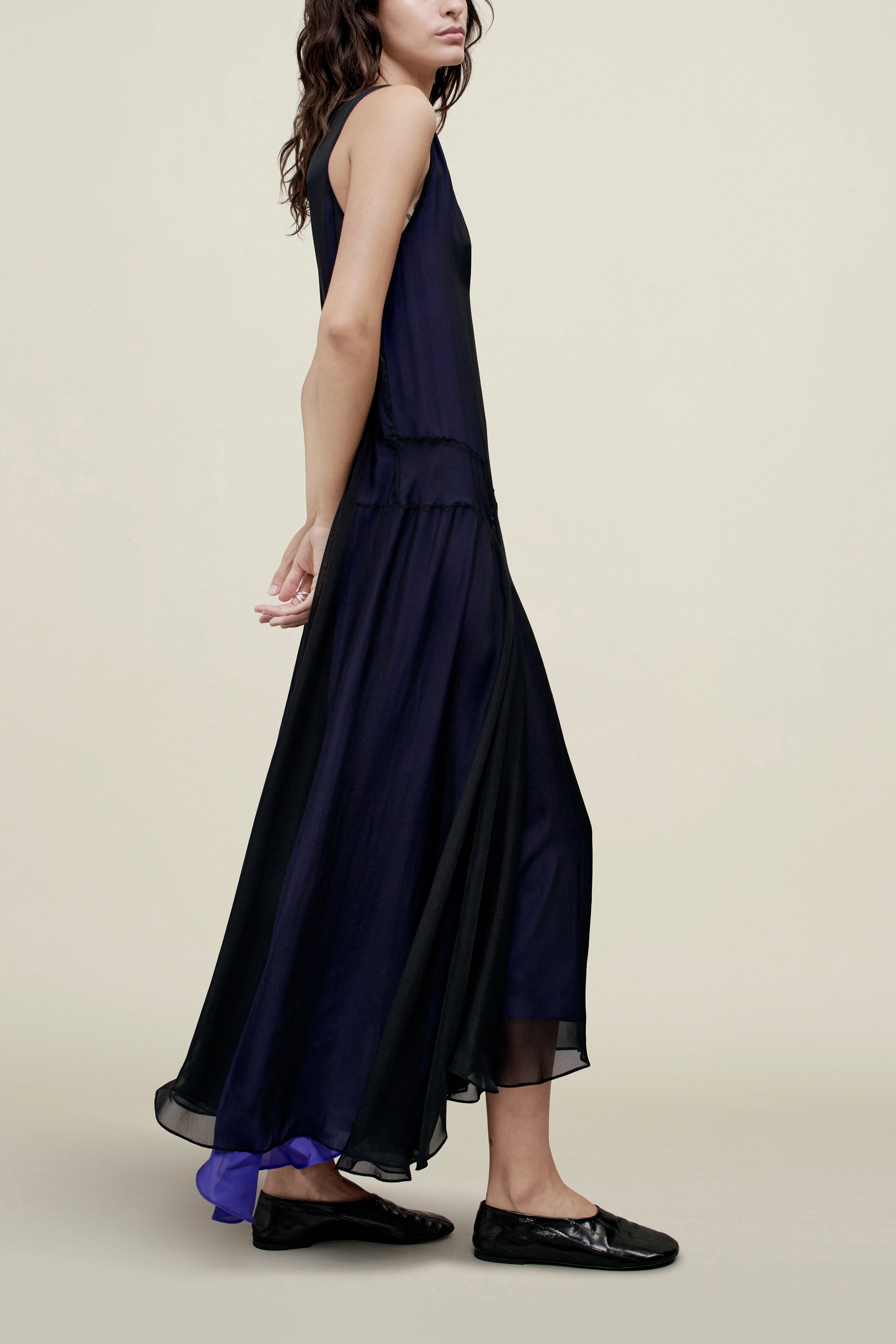 Millie Gusset Dress in Trapped Silk