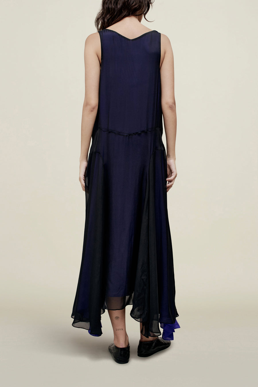 Millie Gusset Dress in Trapped Silk