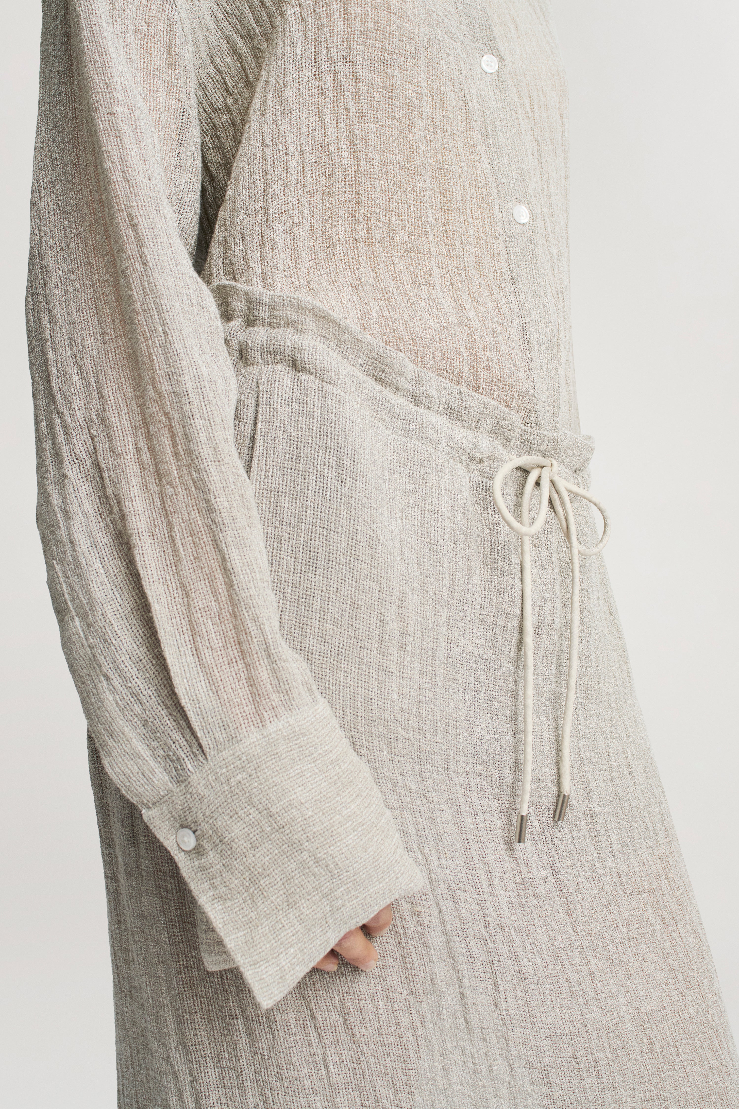 Mollie Button Down in Linen Gauze