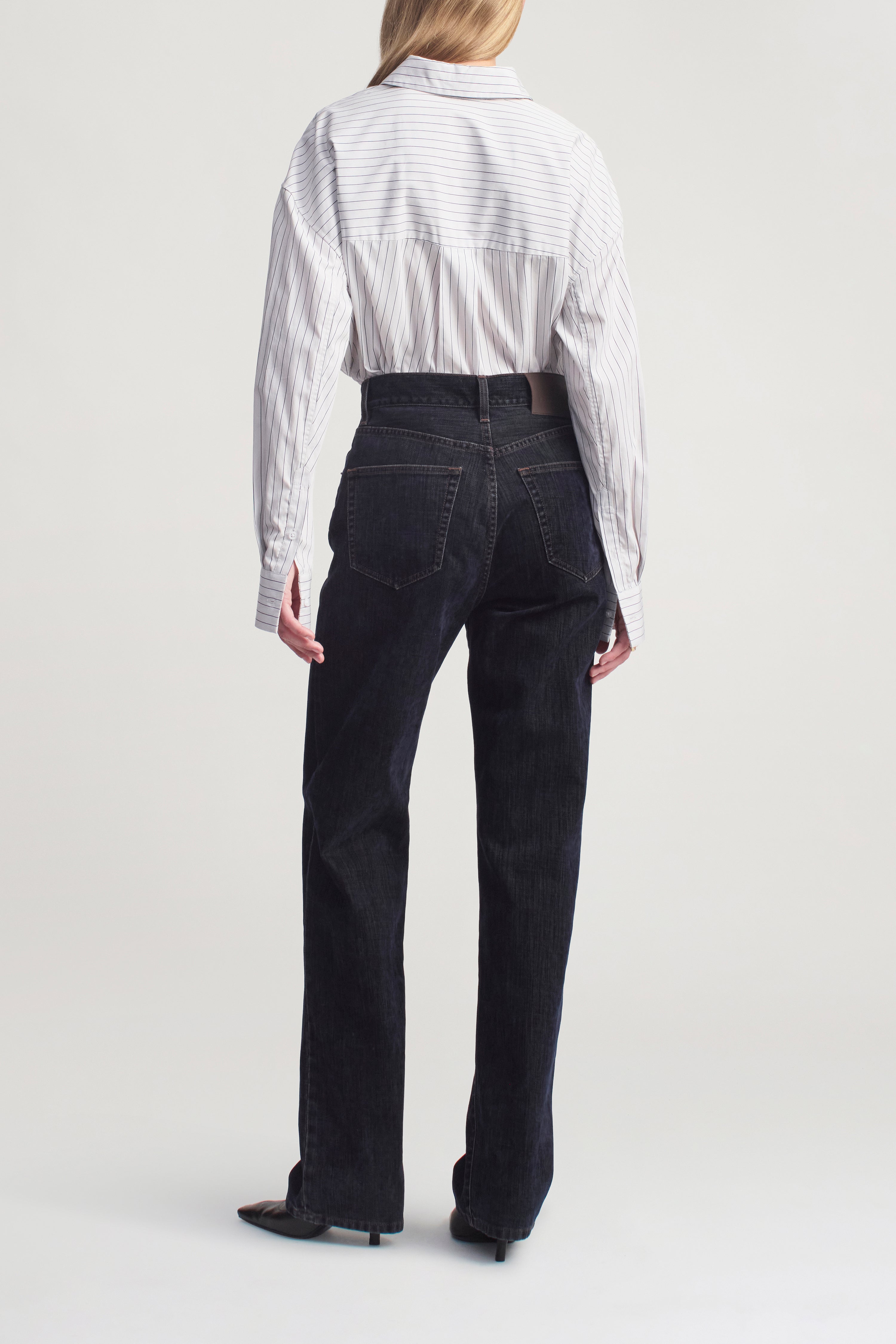 Dani Button Down in Cotton Poplin