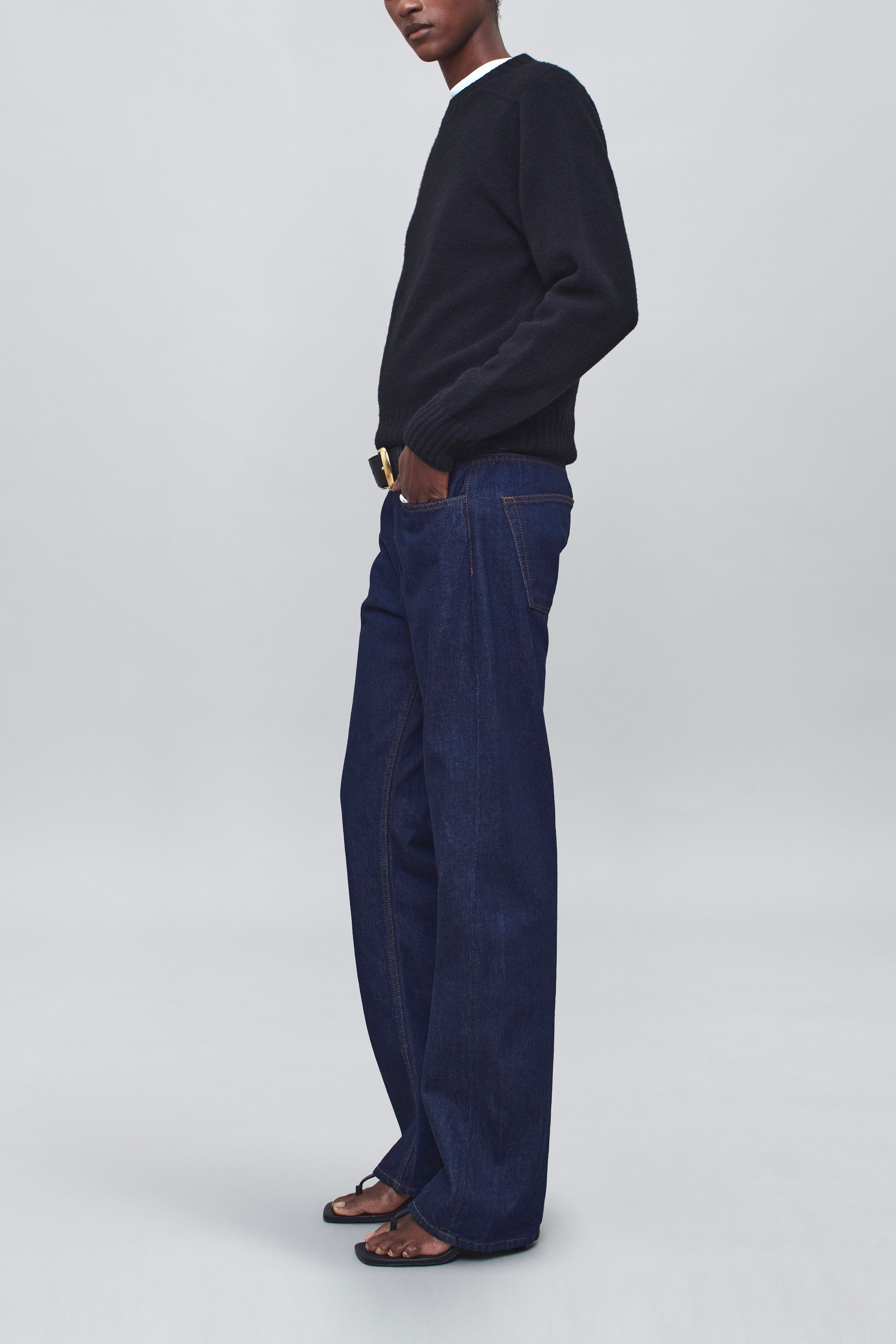 Nina Seamless Crewneck in Cashmere Wool