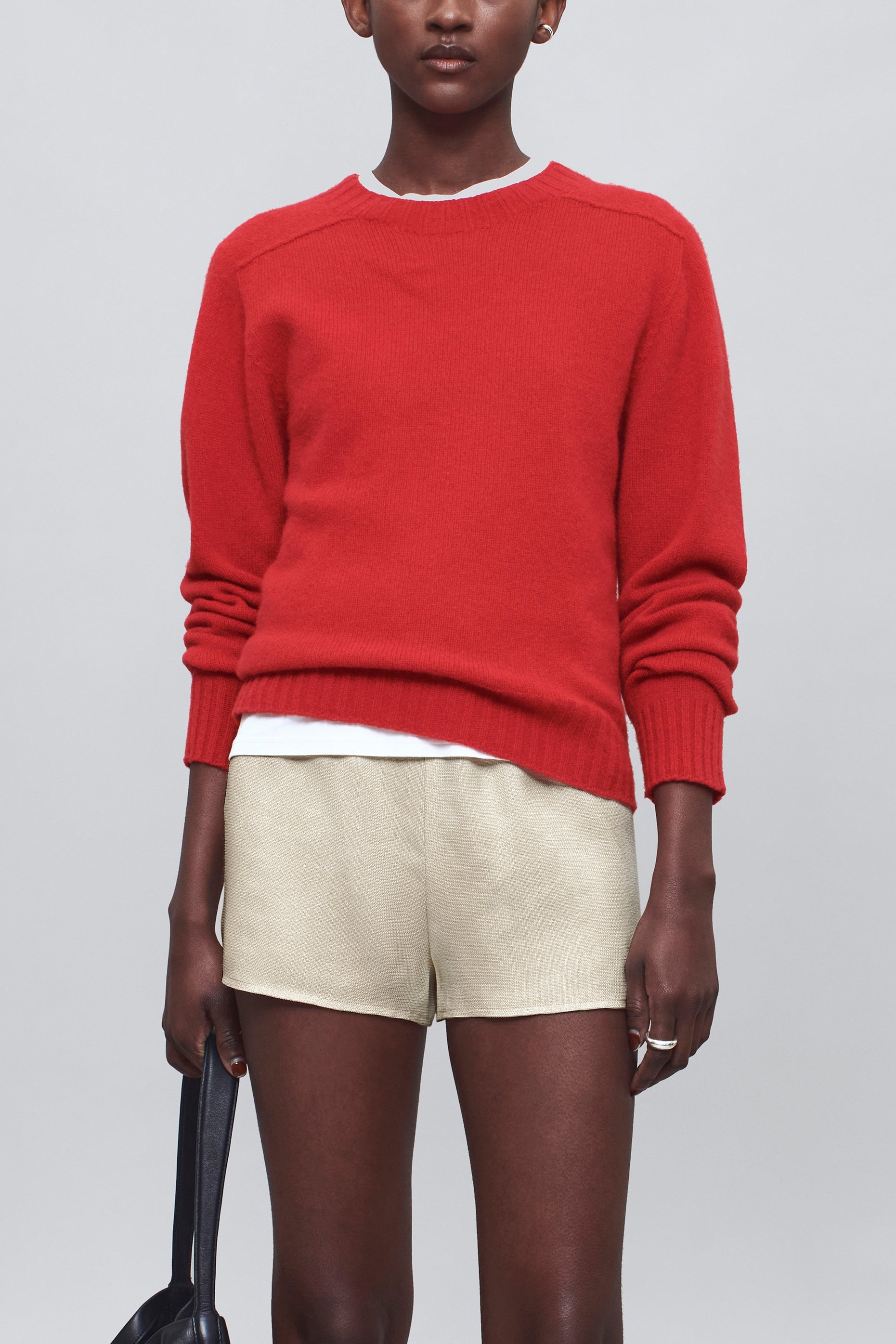 Nina Seamless Crewneck in Cashmere Wool